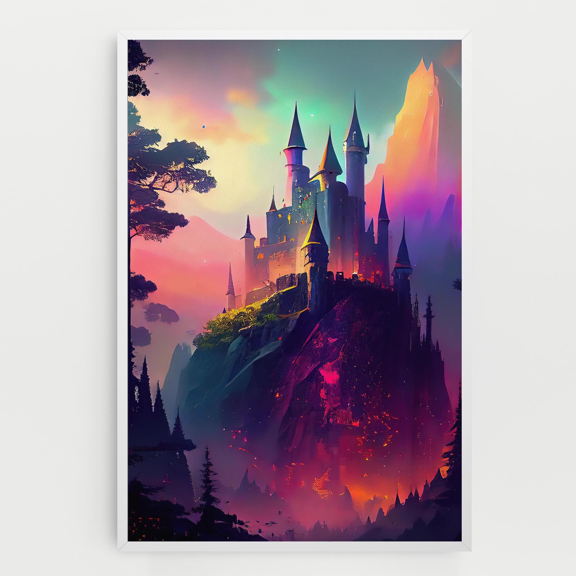 Purple Orange Castle mockup 0