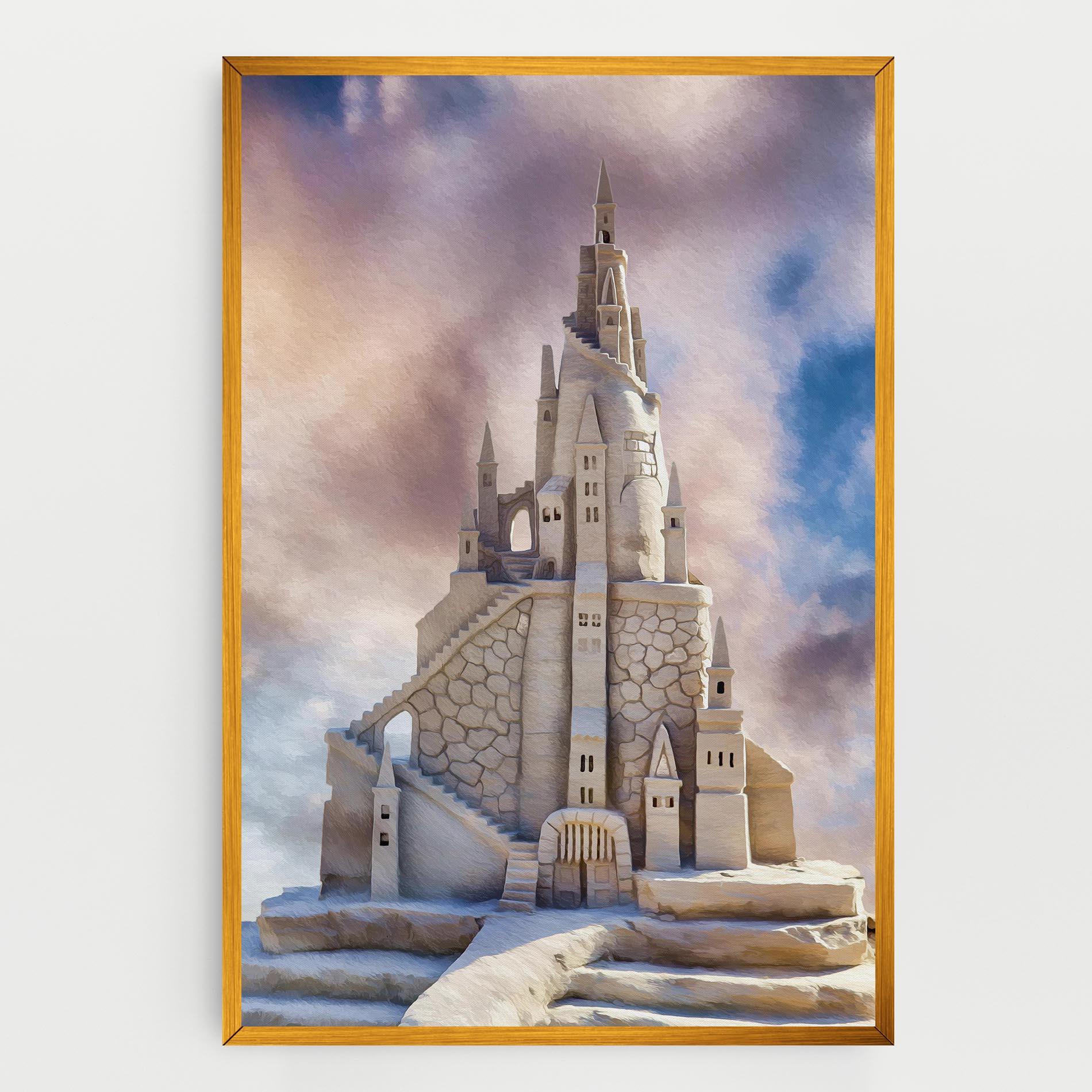 Leinwandbild Cream Castle mockup 0