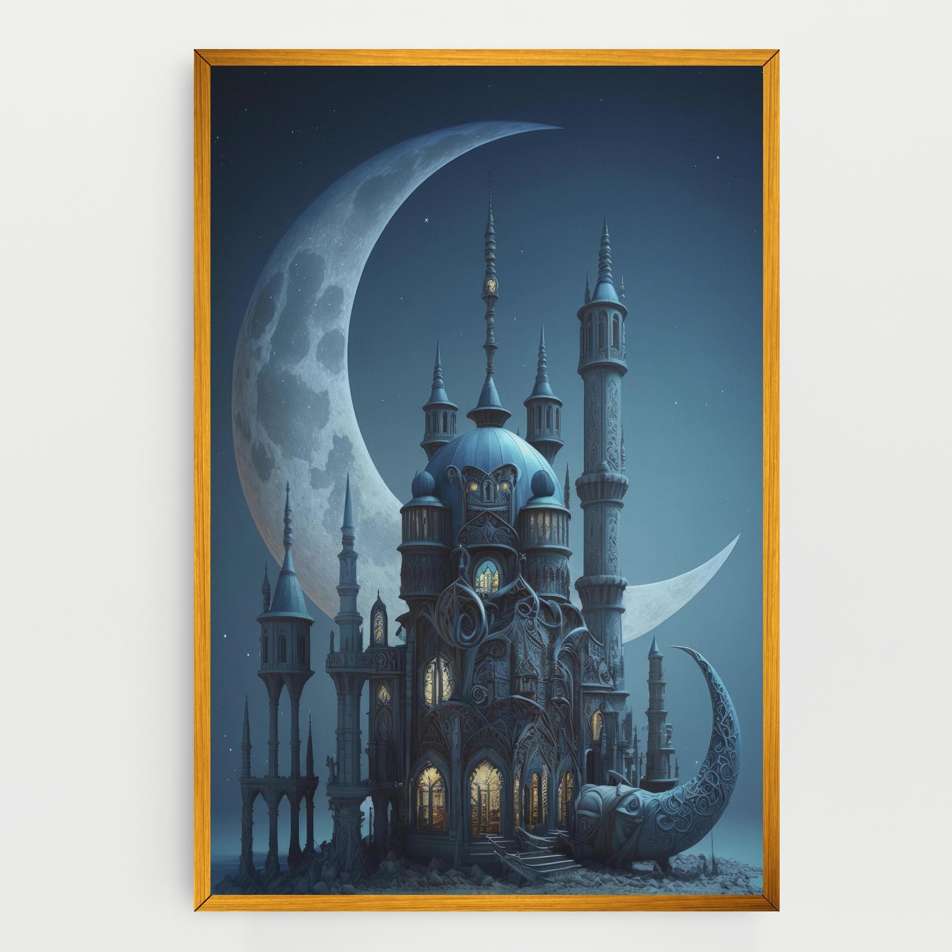 Leinwandbild Mosque Moon mockup 0