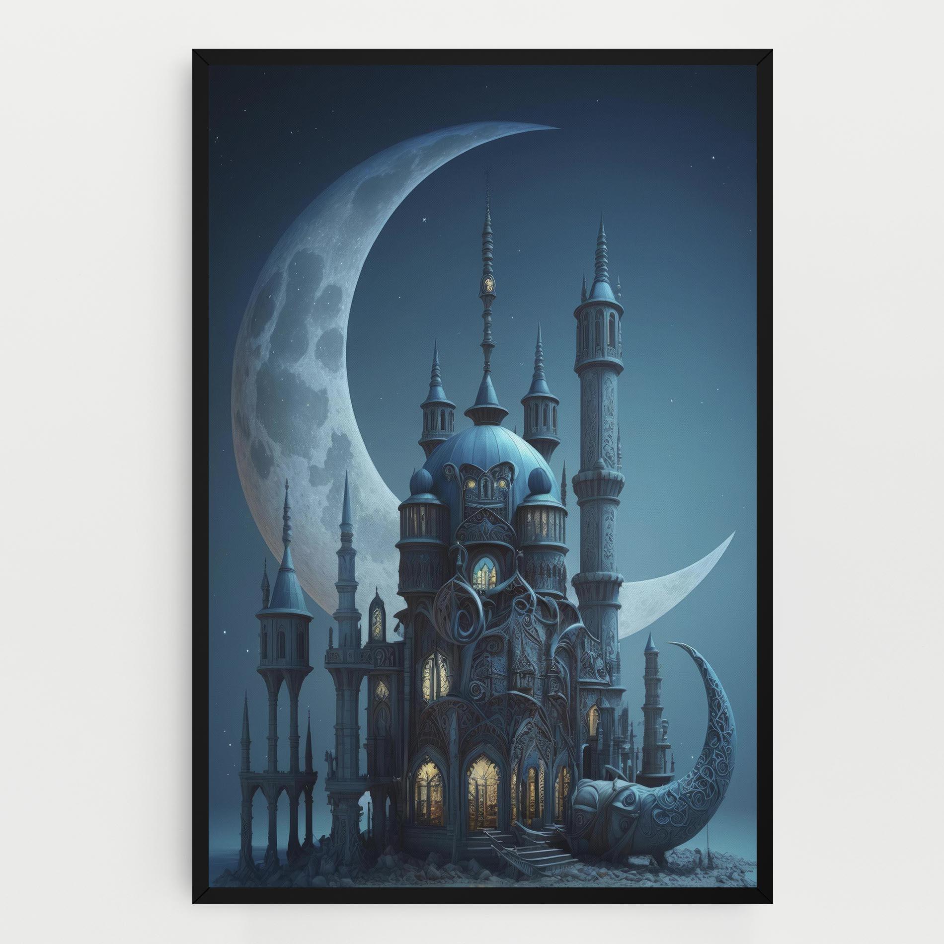 Leinwandbild Mosque Moon mockup 0