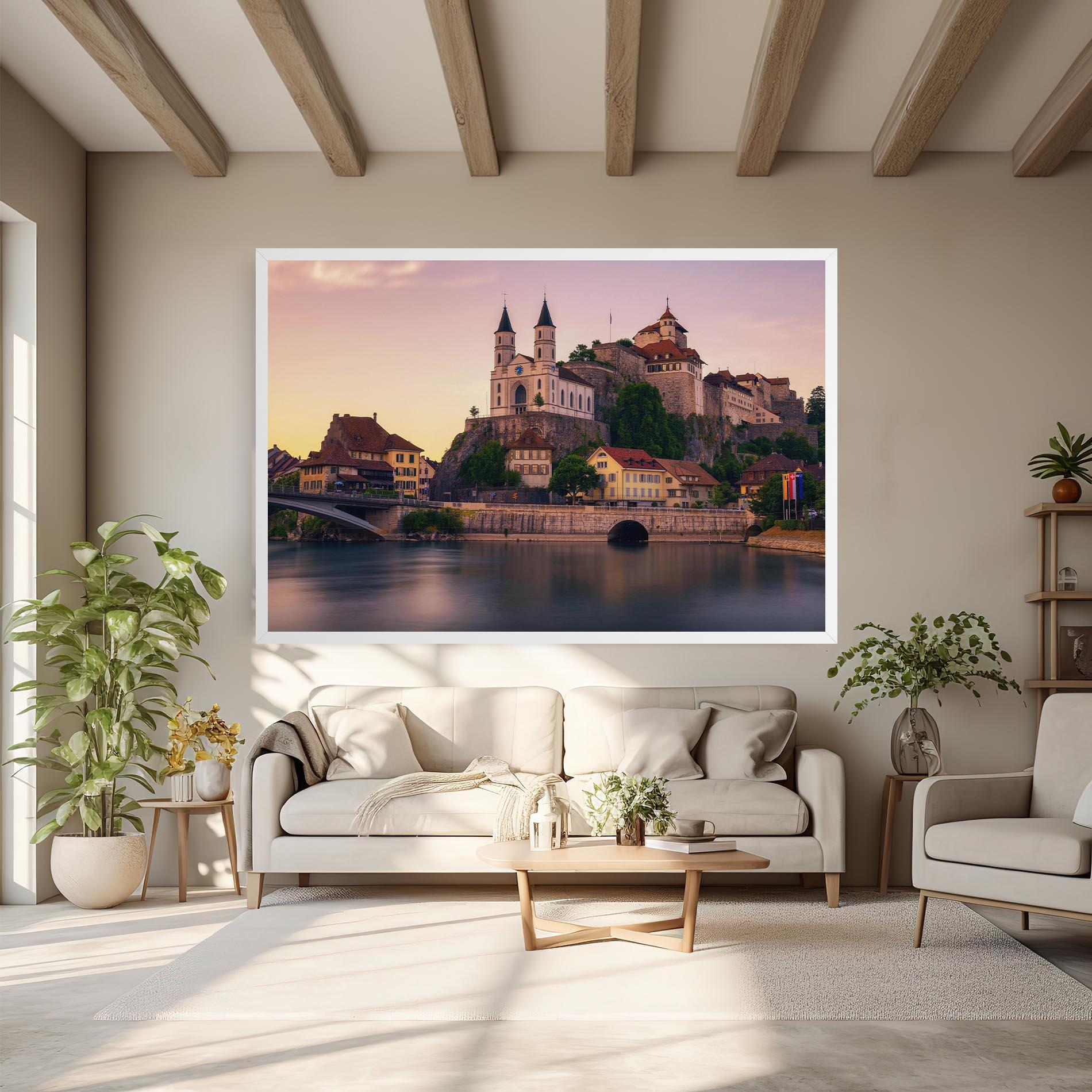 Leinwandbild Aarburg Castle mockup 6
