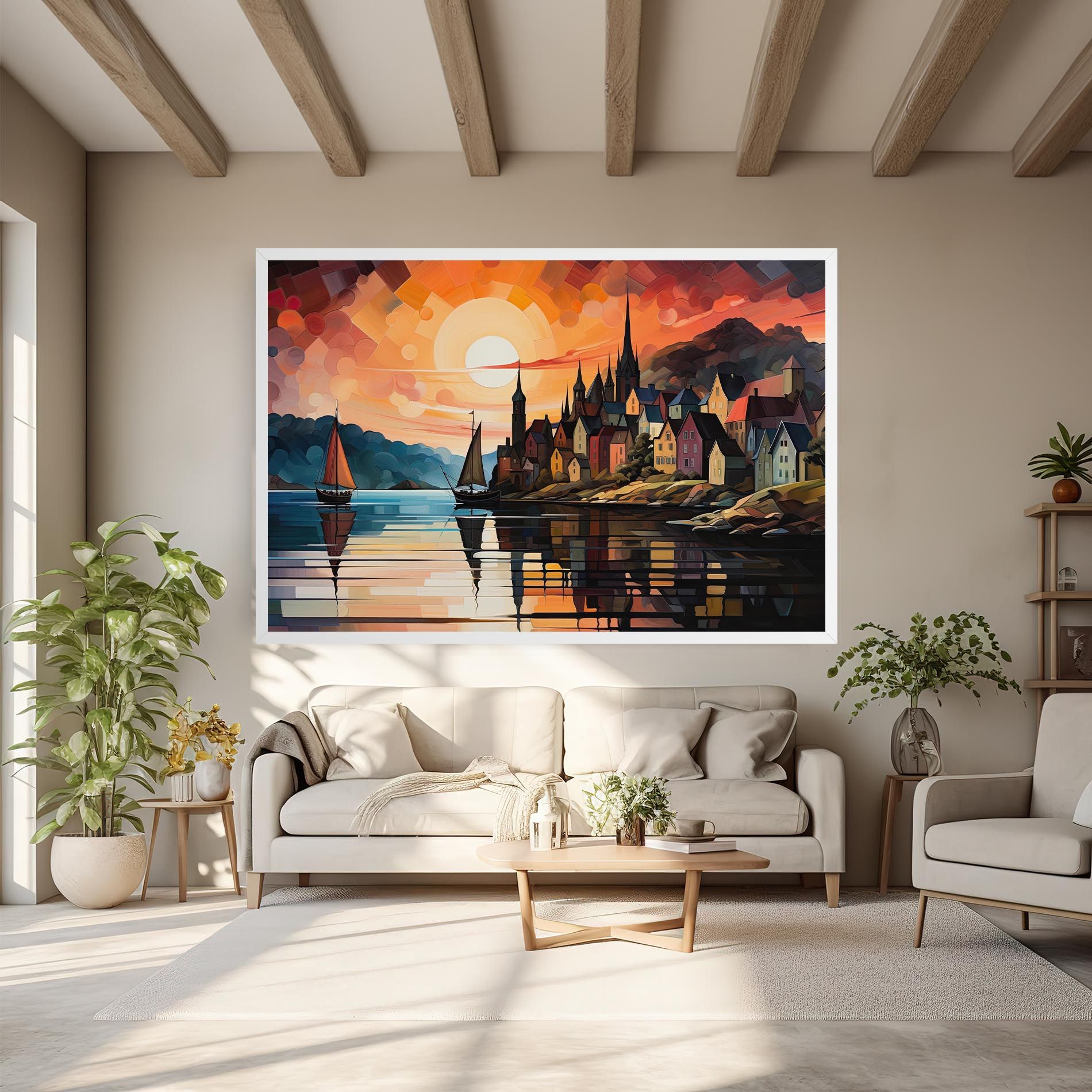 Castle Painting mockup 6