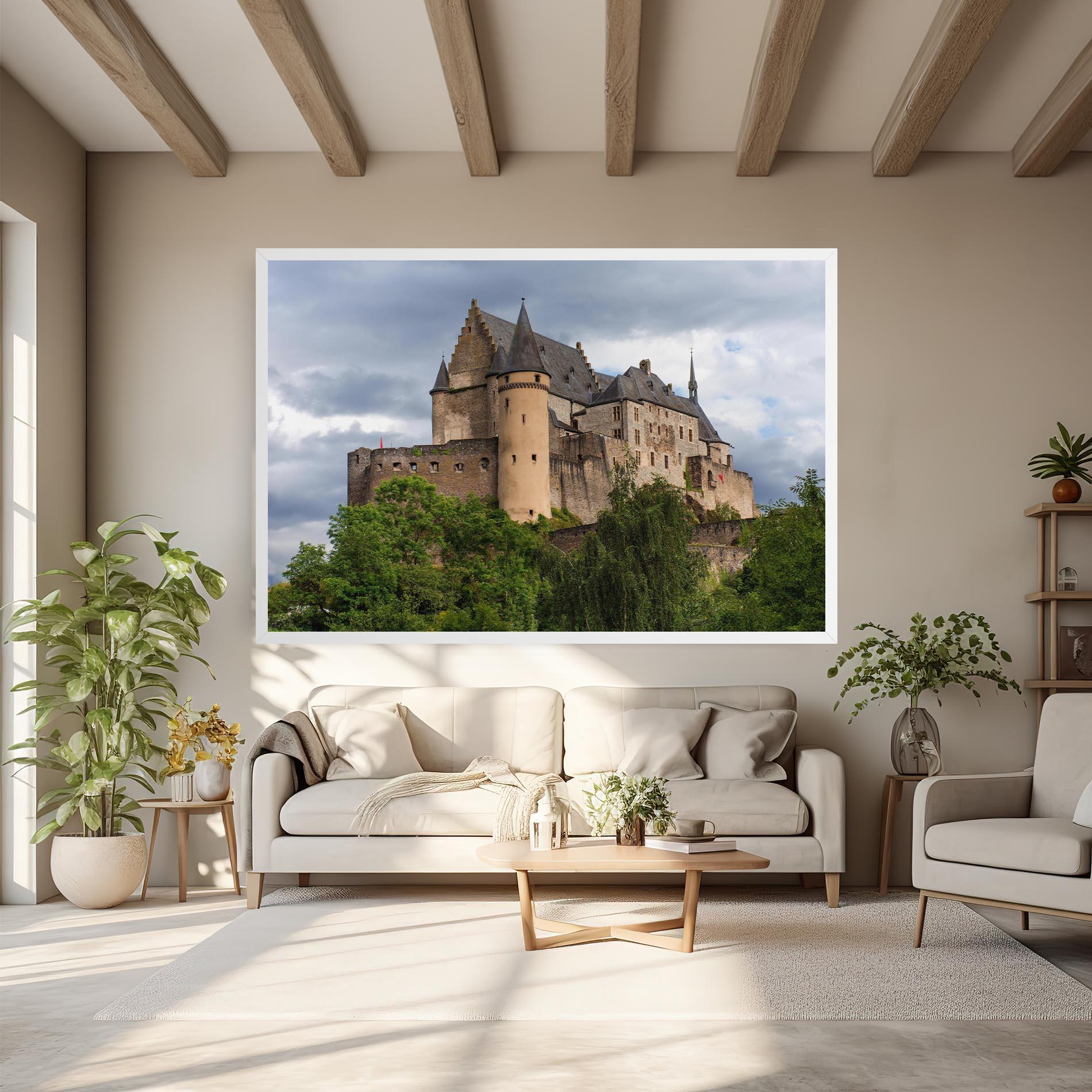 Leinwandbild Castle Vianden mockup 6