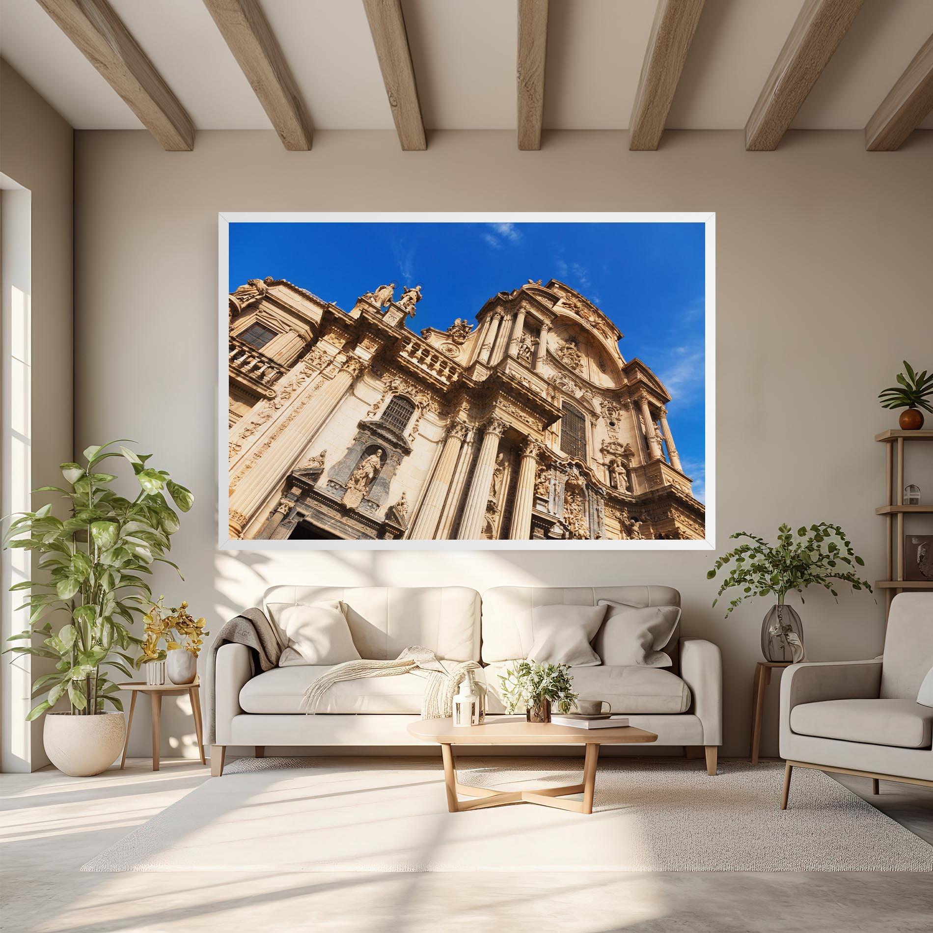 Leinwandbild Church Saint Mary mockup 6