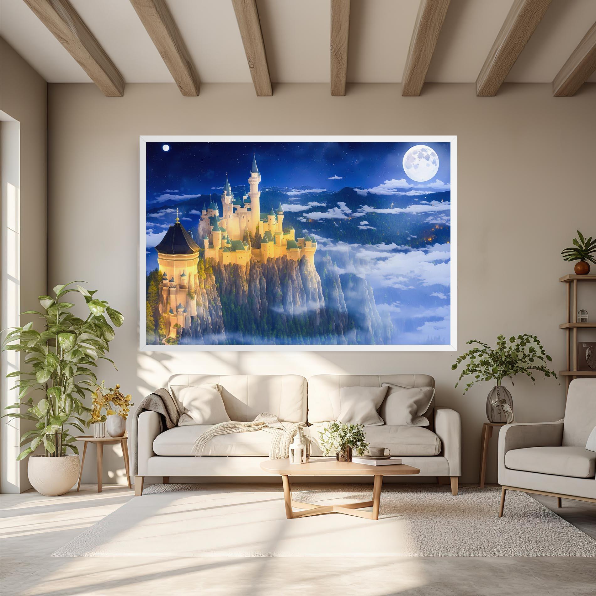 Leinwandbild Fairytale Castle mockup 6