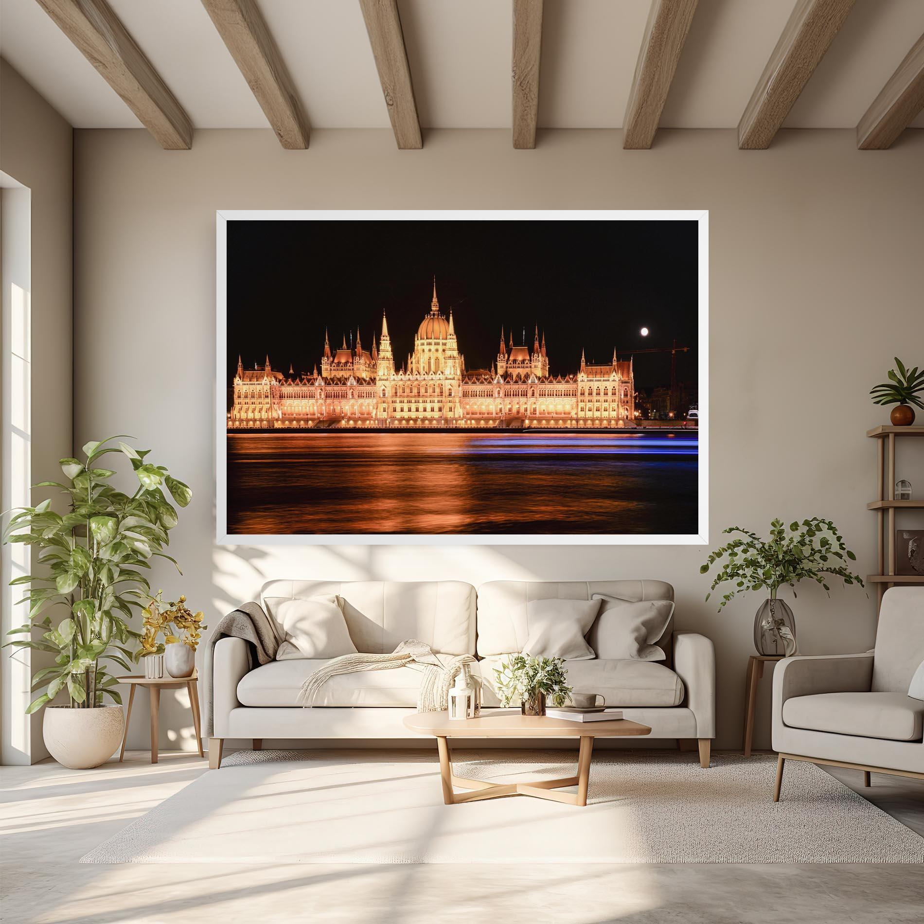 Leinwandbild Night Reflection mockup 6