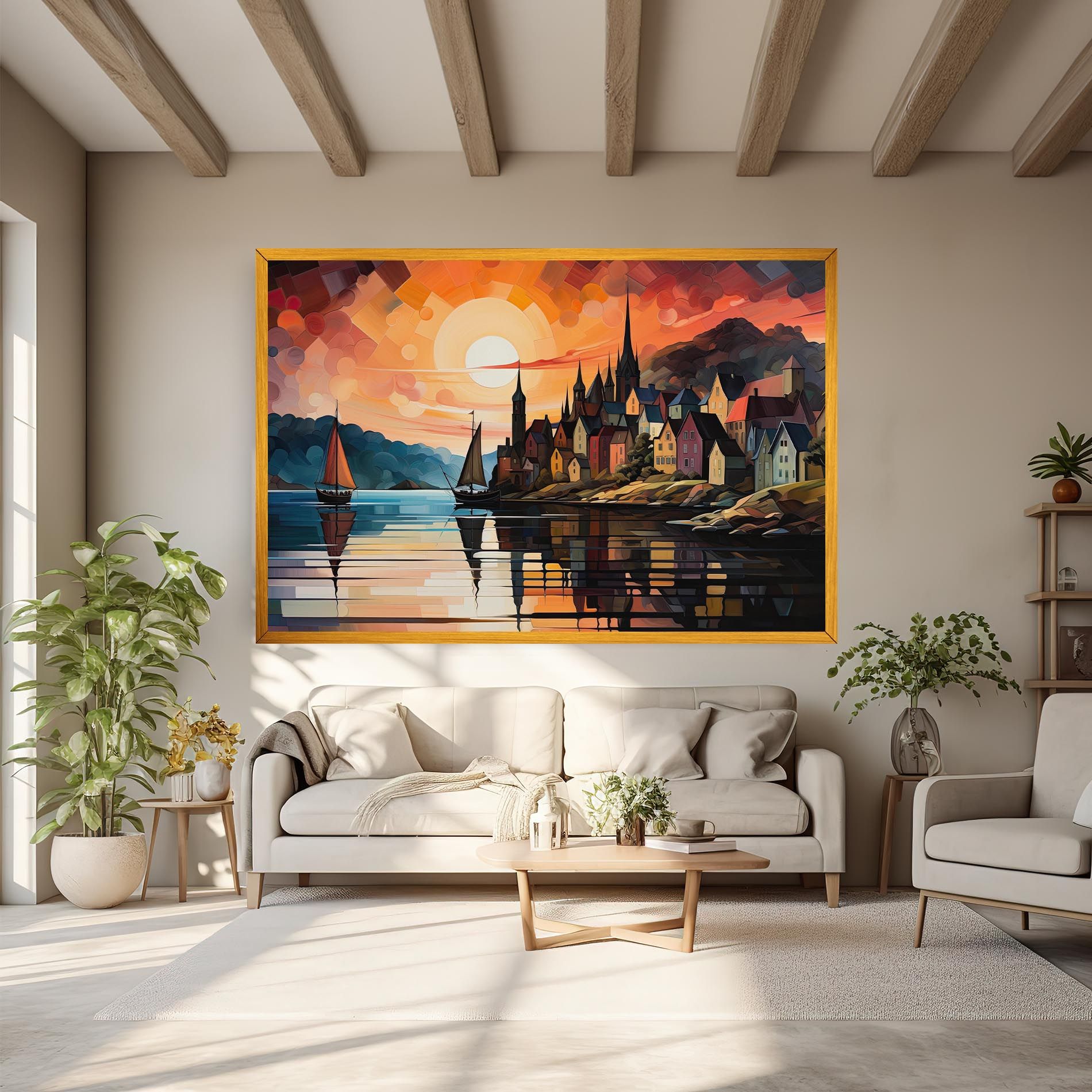Castle Painting mockup 6