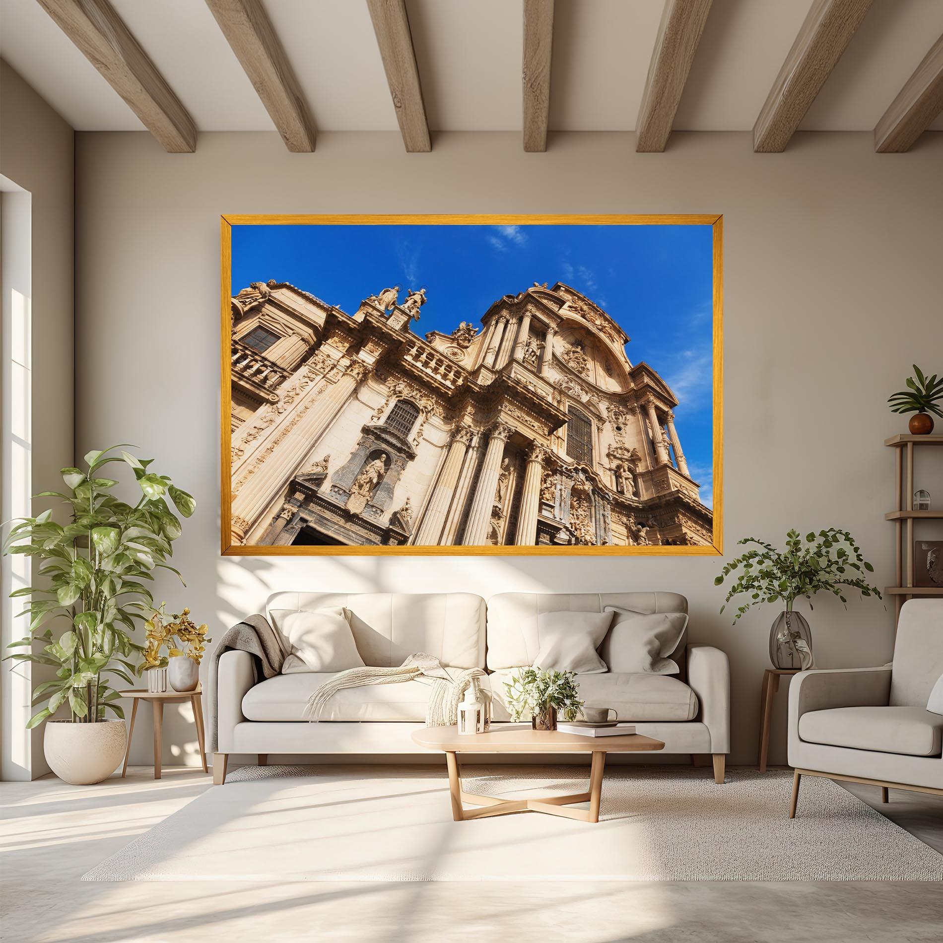 Leinwandbild Church Saint Mary mockup 6