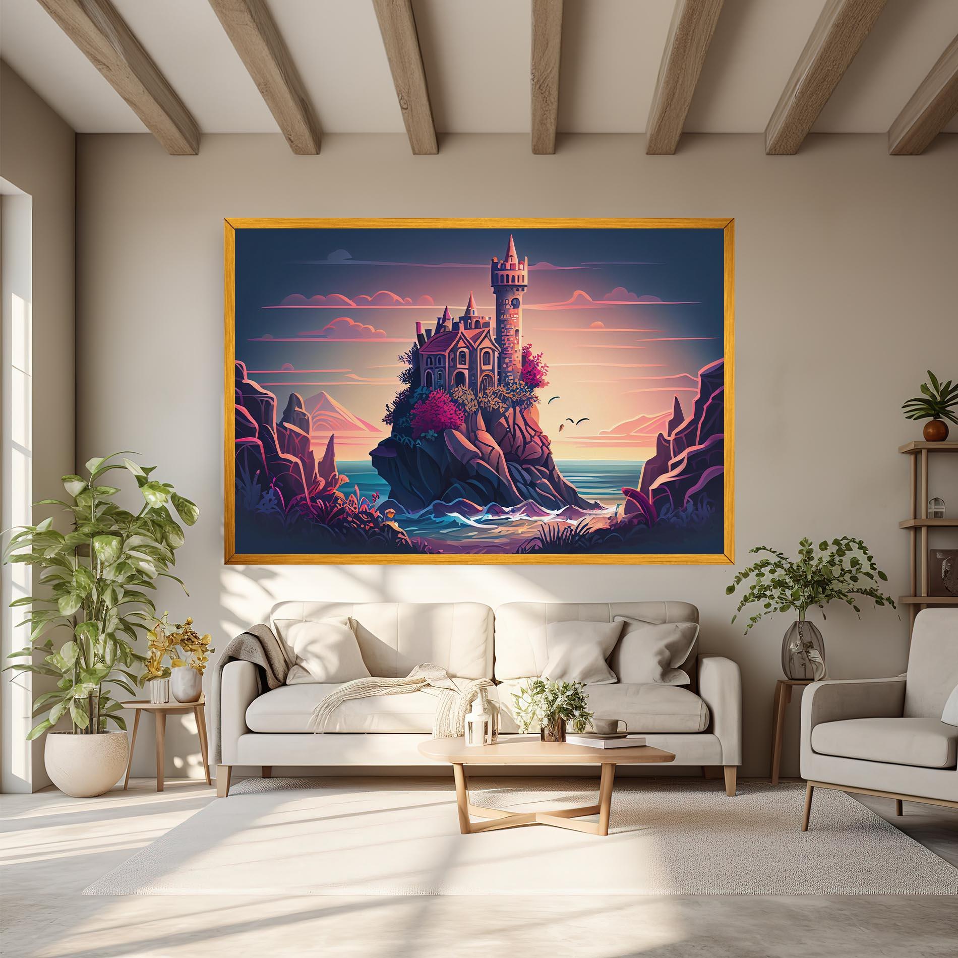Leinwandbild Cliff Castle mockup 6