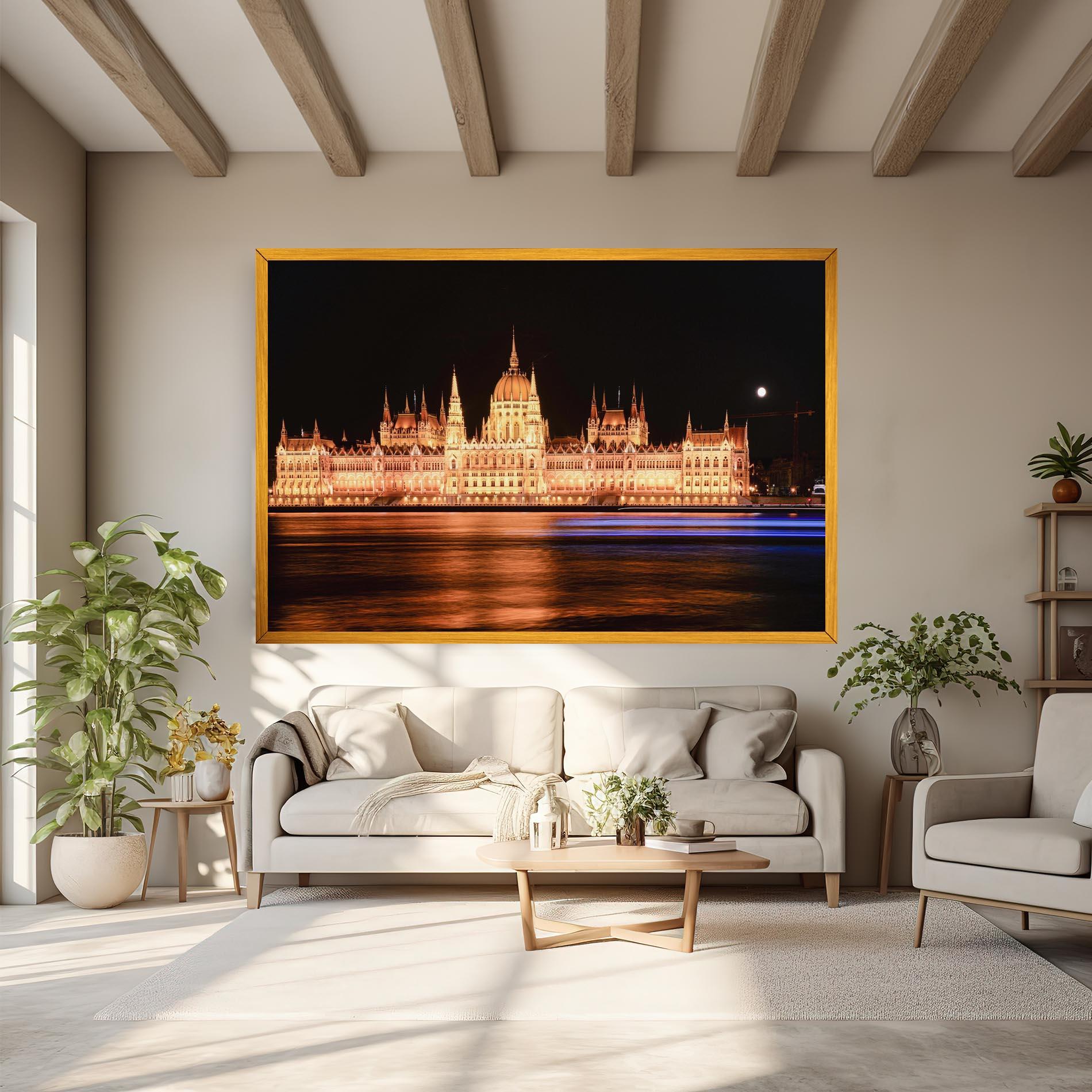 Leinwandbild Night Reflection mockup 6