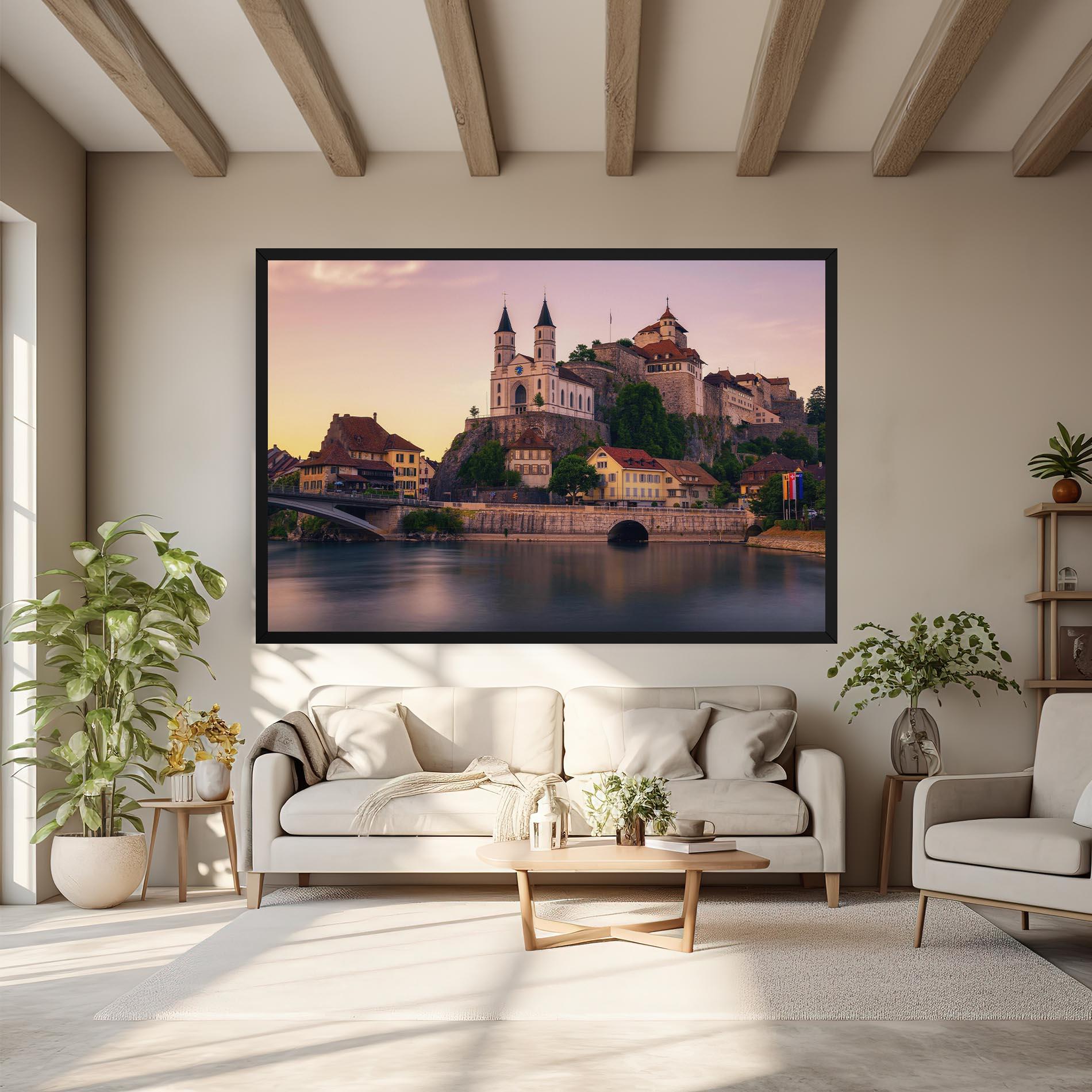 Leinwandbild Aarburg Castle mockup 6