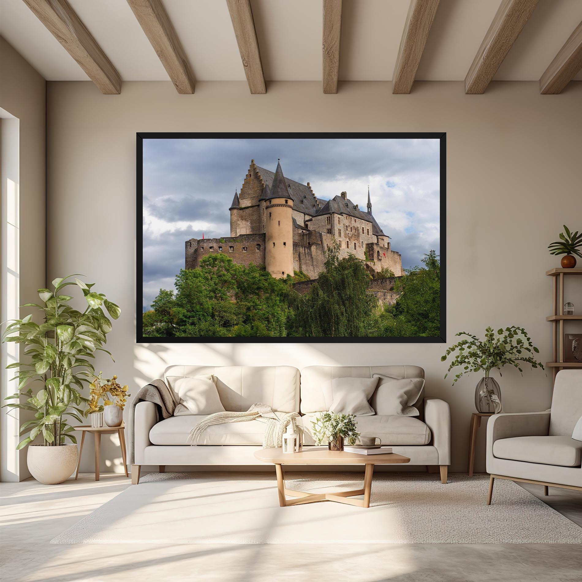 Leinwandbild Castle Vianden mockup 6