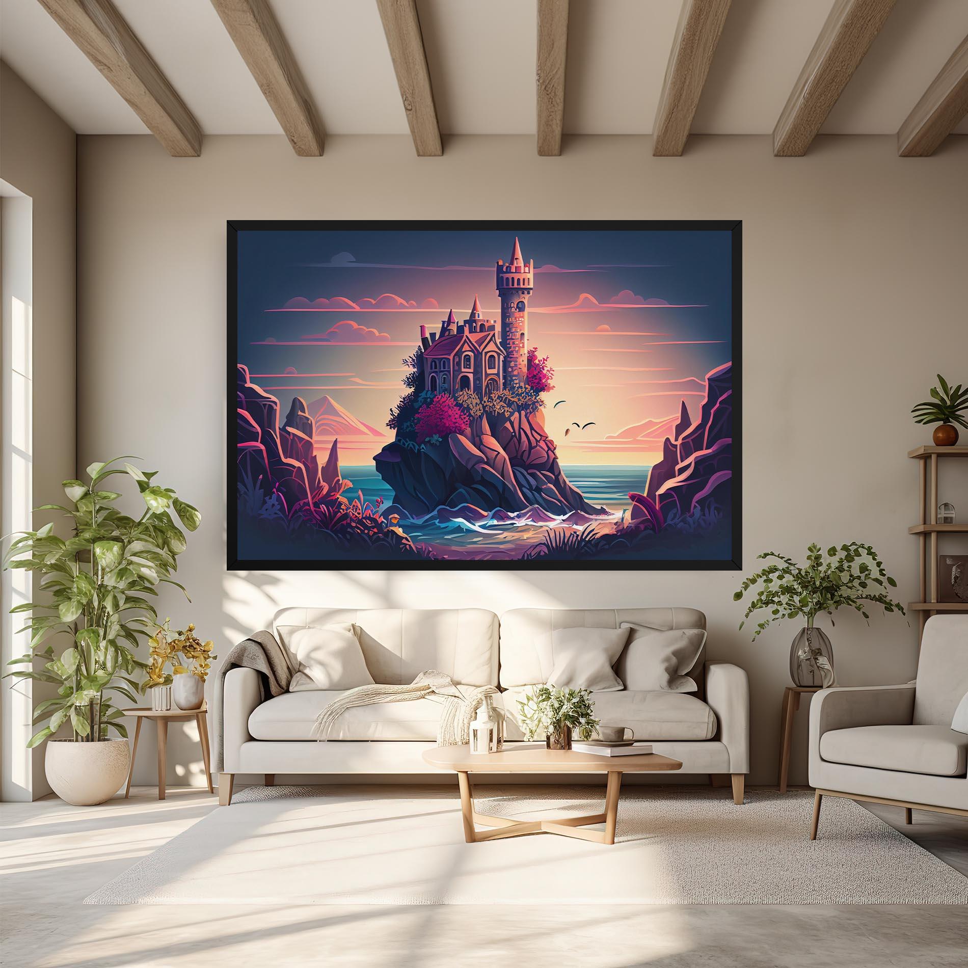 Leinwandbild Cliff Castle mockup 6