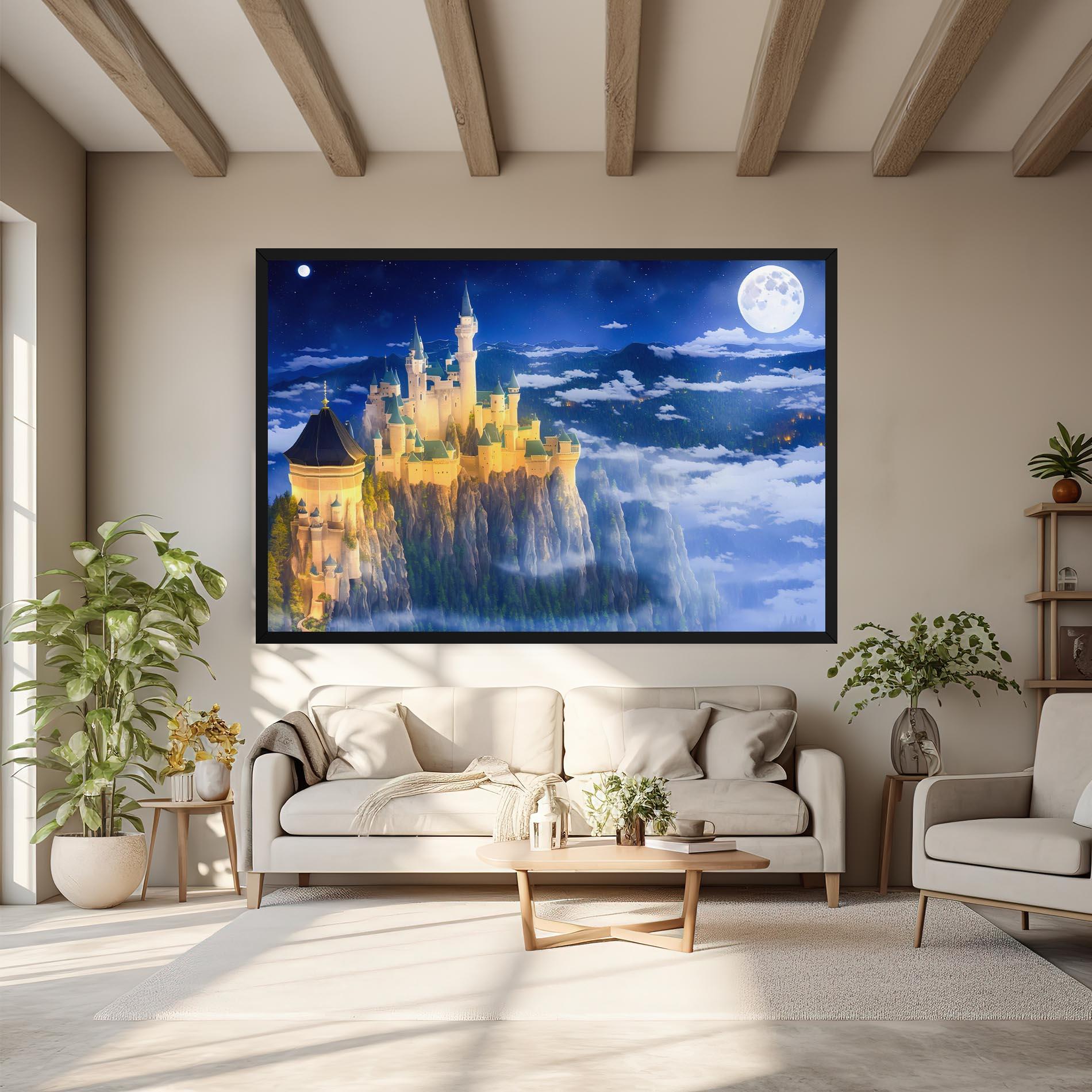 Leinwandbild Fairytale Castle mockup 6