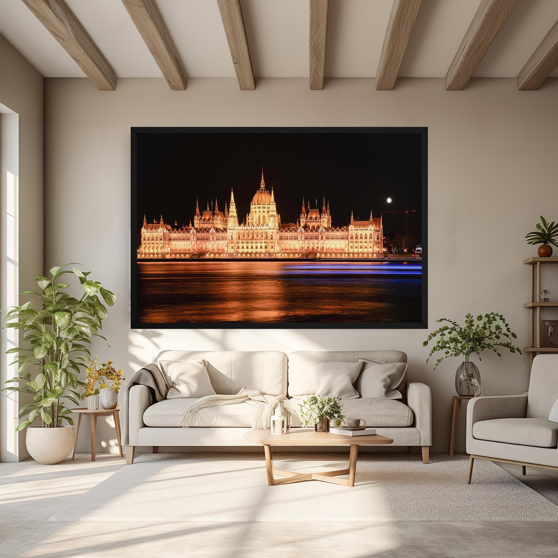 Leinwandbild Night Reflection mockup 6