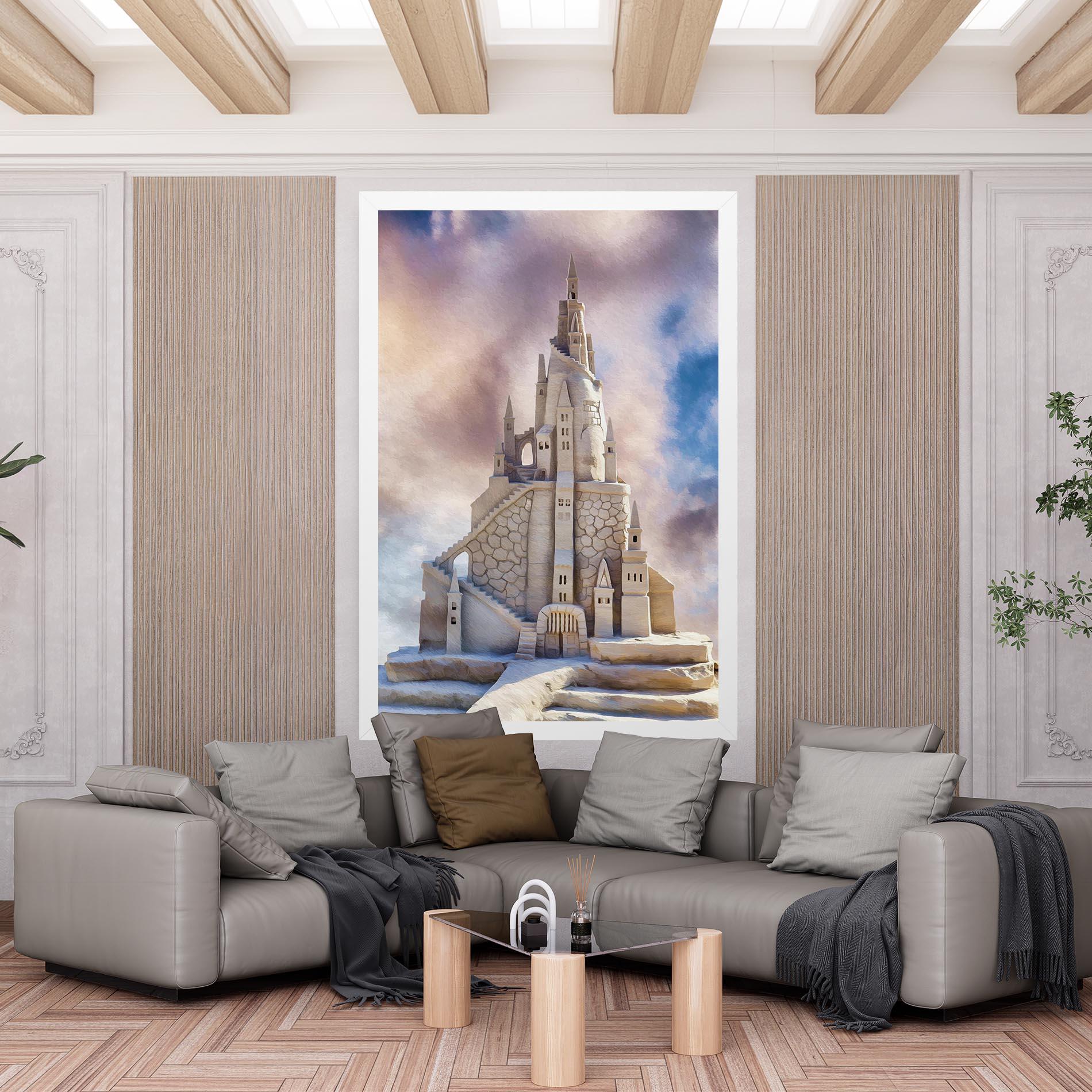 Leinwandbild Cream Castle mockup 6