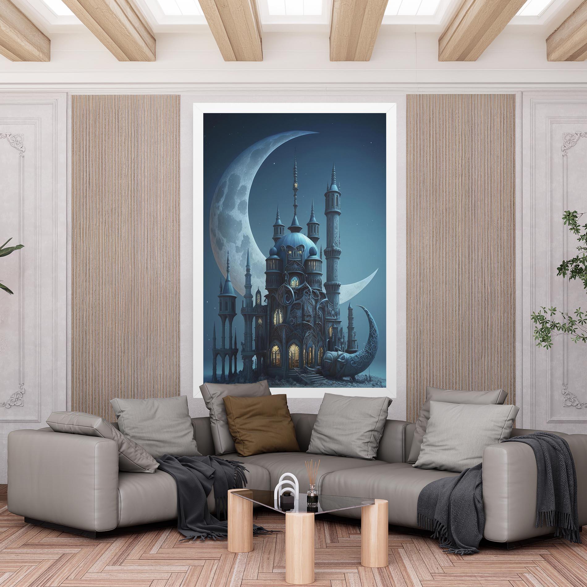 Leinwandbild Mosque Moon mockup 6