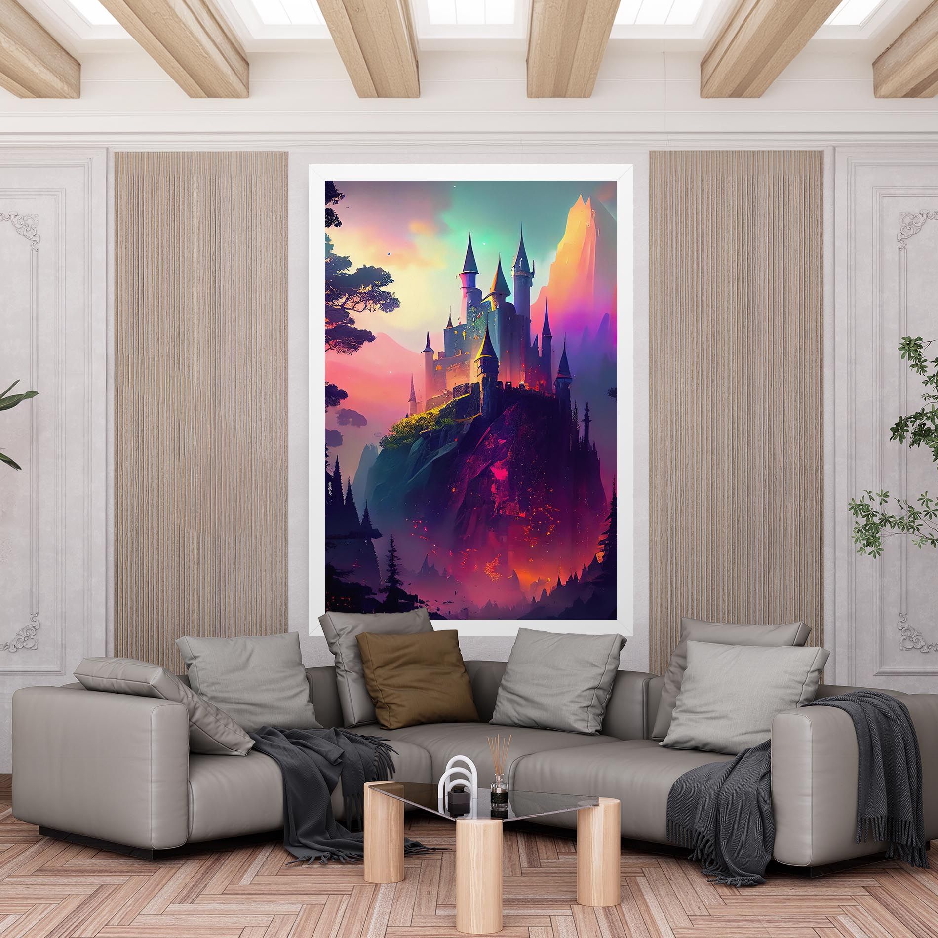 Purple Orange Castle mockup 6