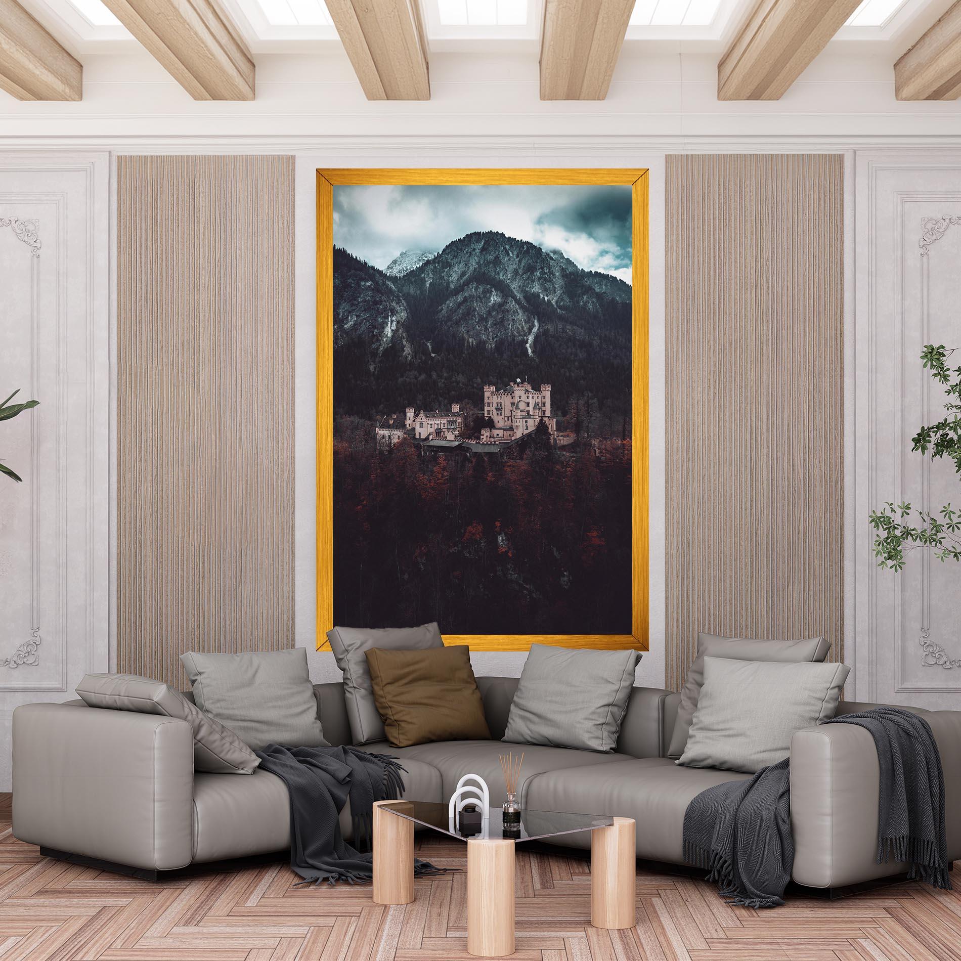 Leinwandbild Forest Castle mockup 6