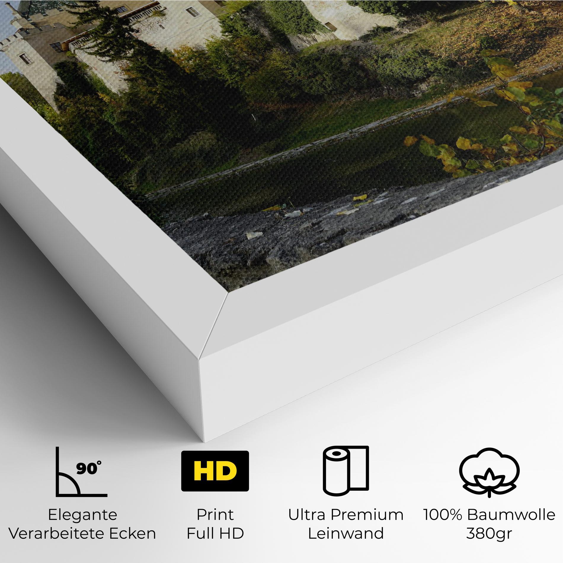 Leinwandbild Bojnice Castle Slovakia mockup 4