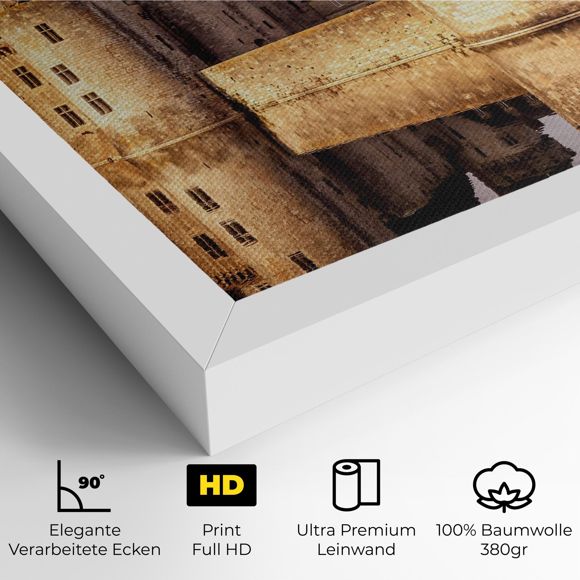 Leinwandbild Chateau Castle mockup 4