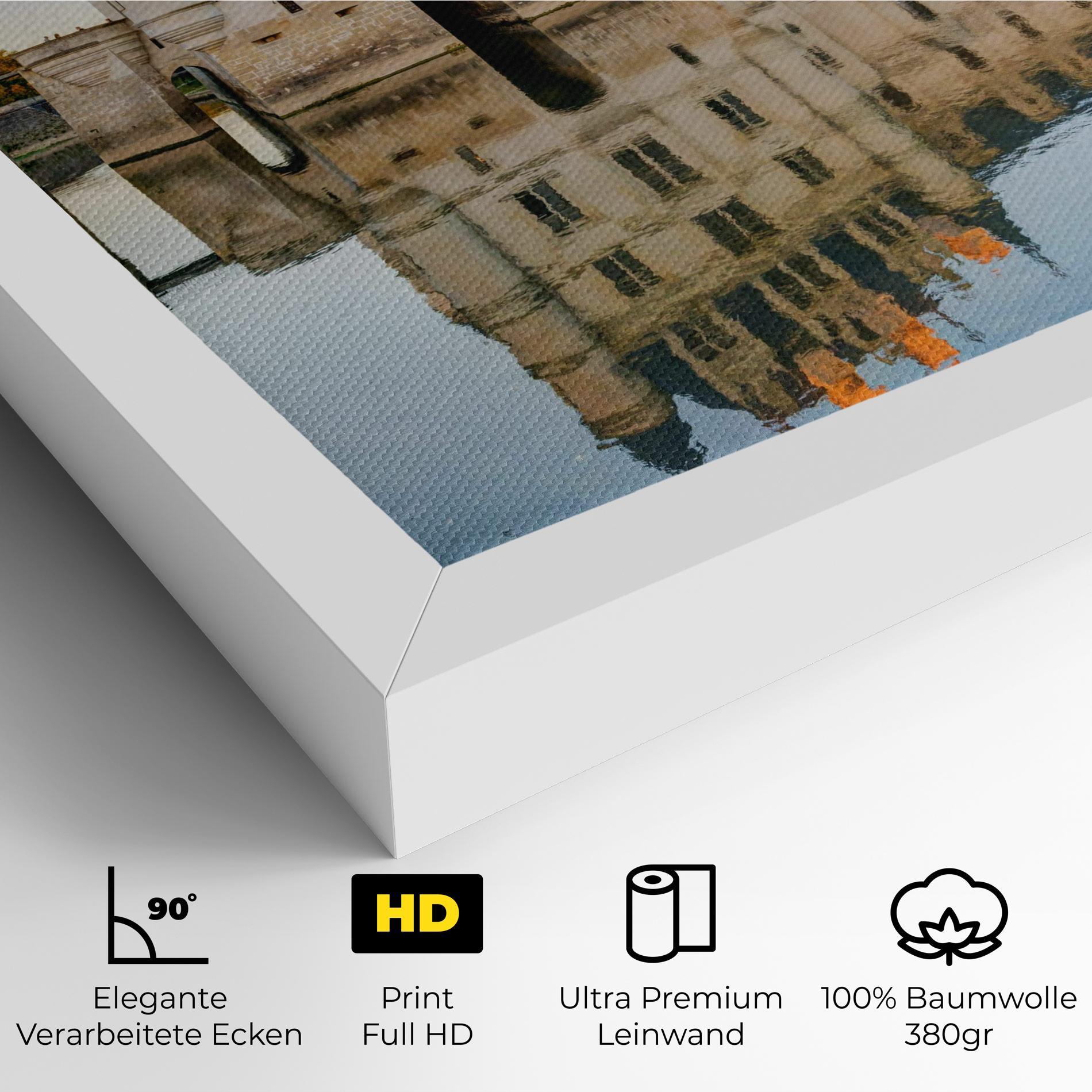 Leinwandbild Chateau Chenonceau Castle mockup 4