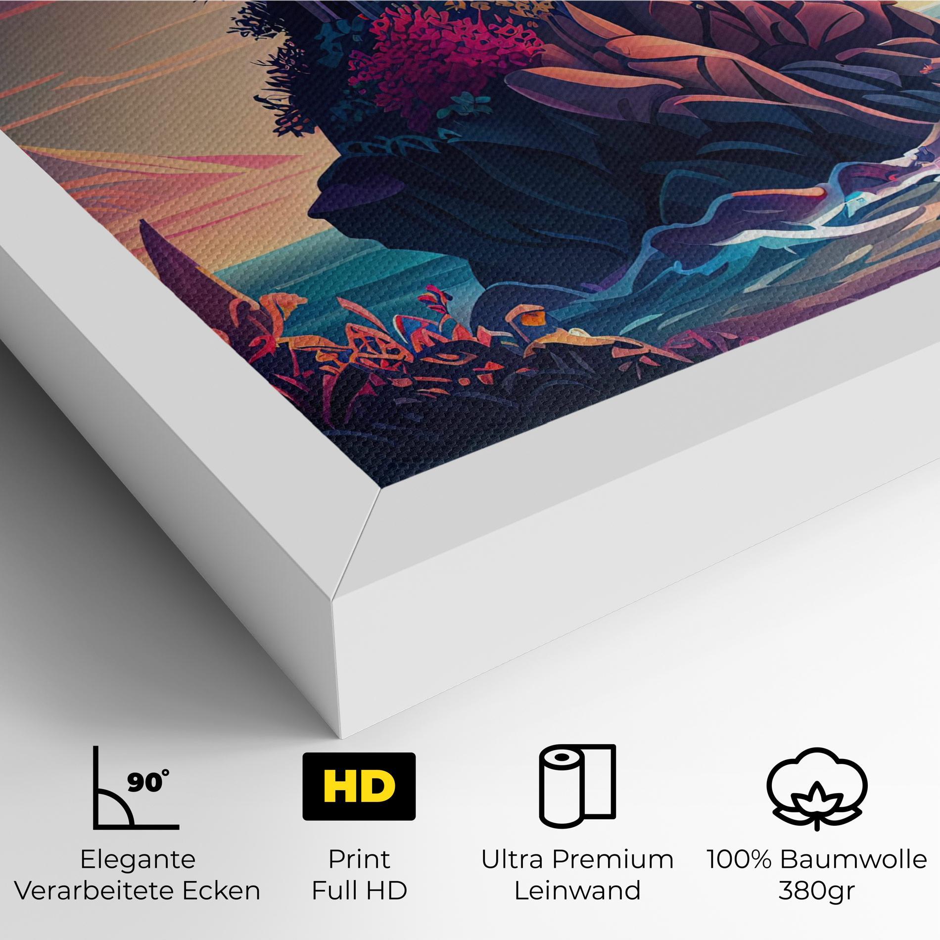 Leinwandbild Cliff Castle mockup 4