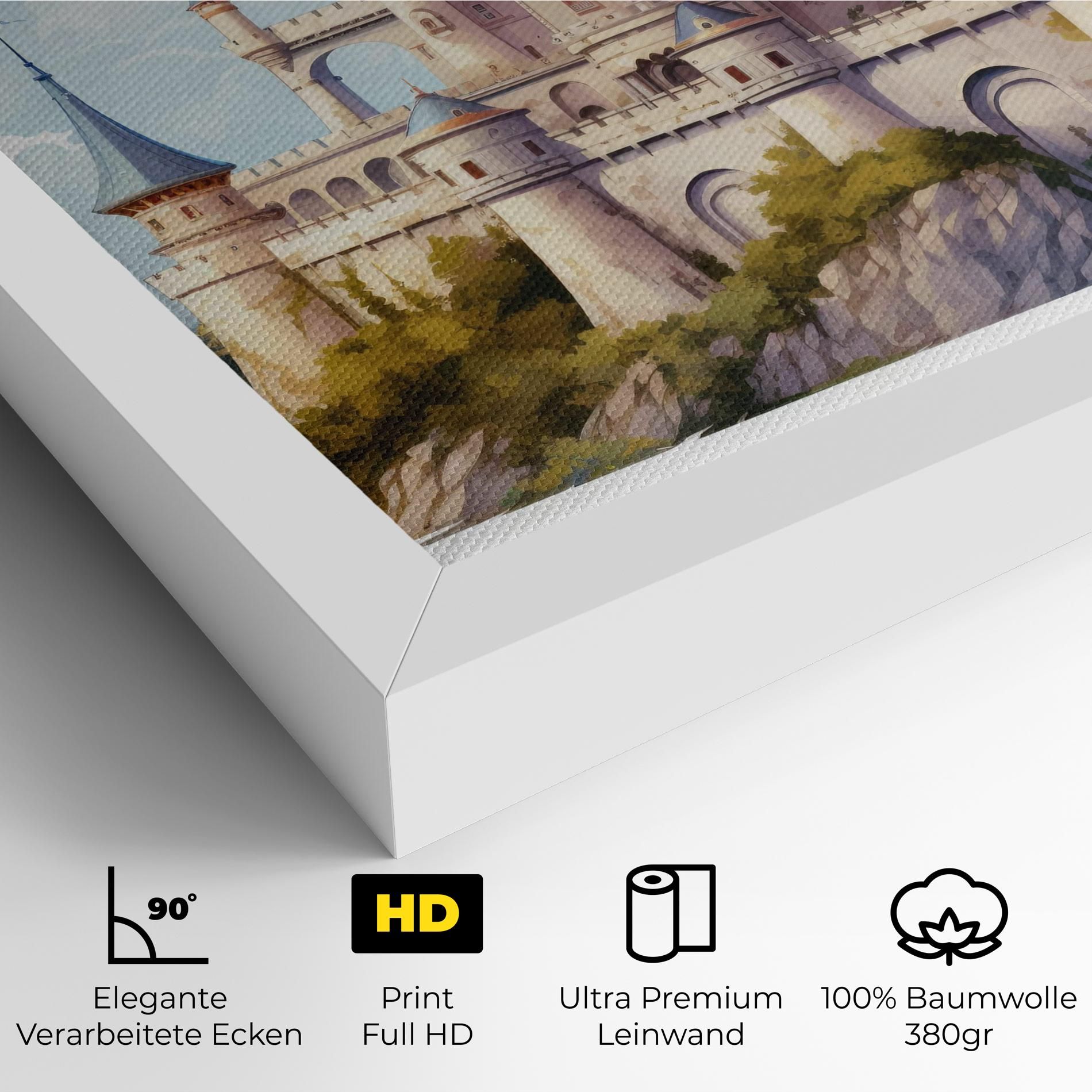 Illustration Castle mockup 4