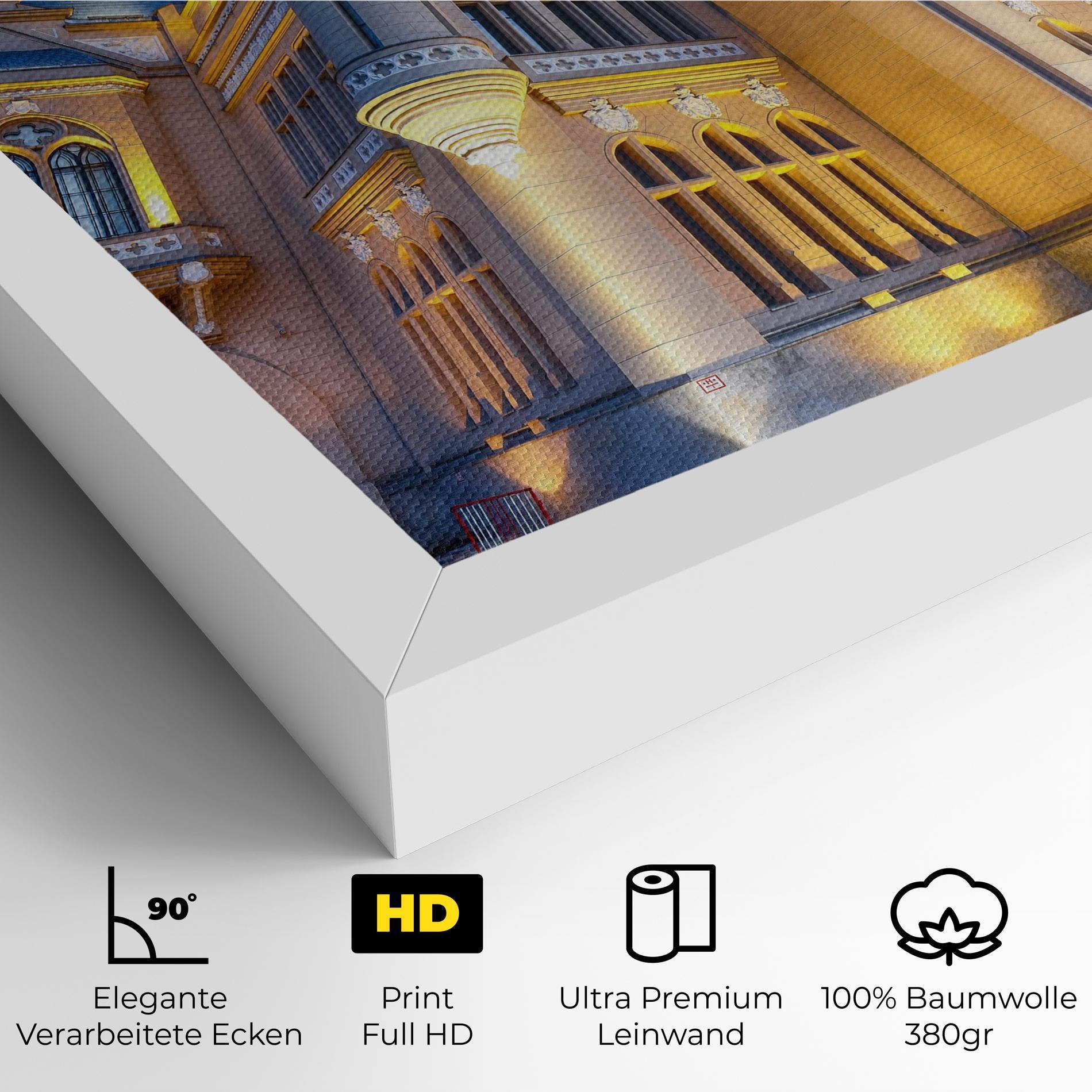 Leinwandbild Palace Culture Romania mockup 4