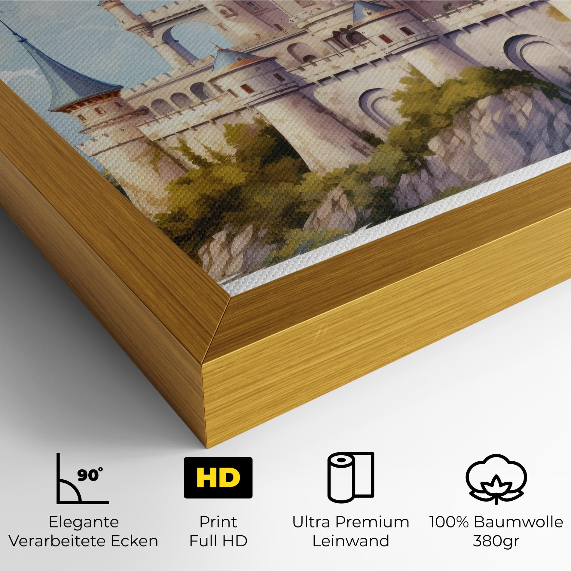 Illustration Castle mockup 4