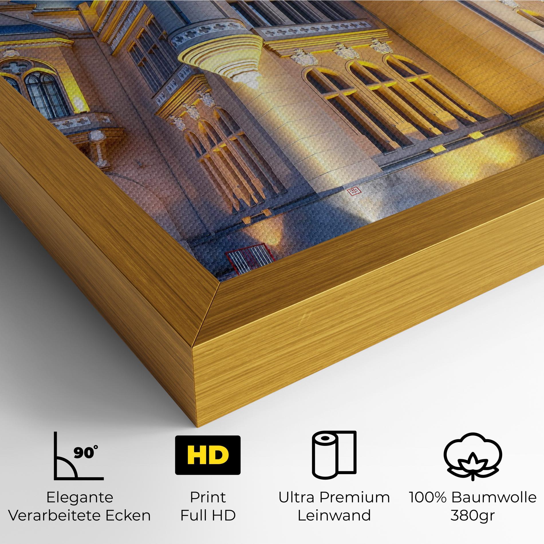 Leinwandbild Palace Culture Romania mockup 4