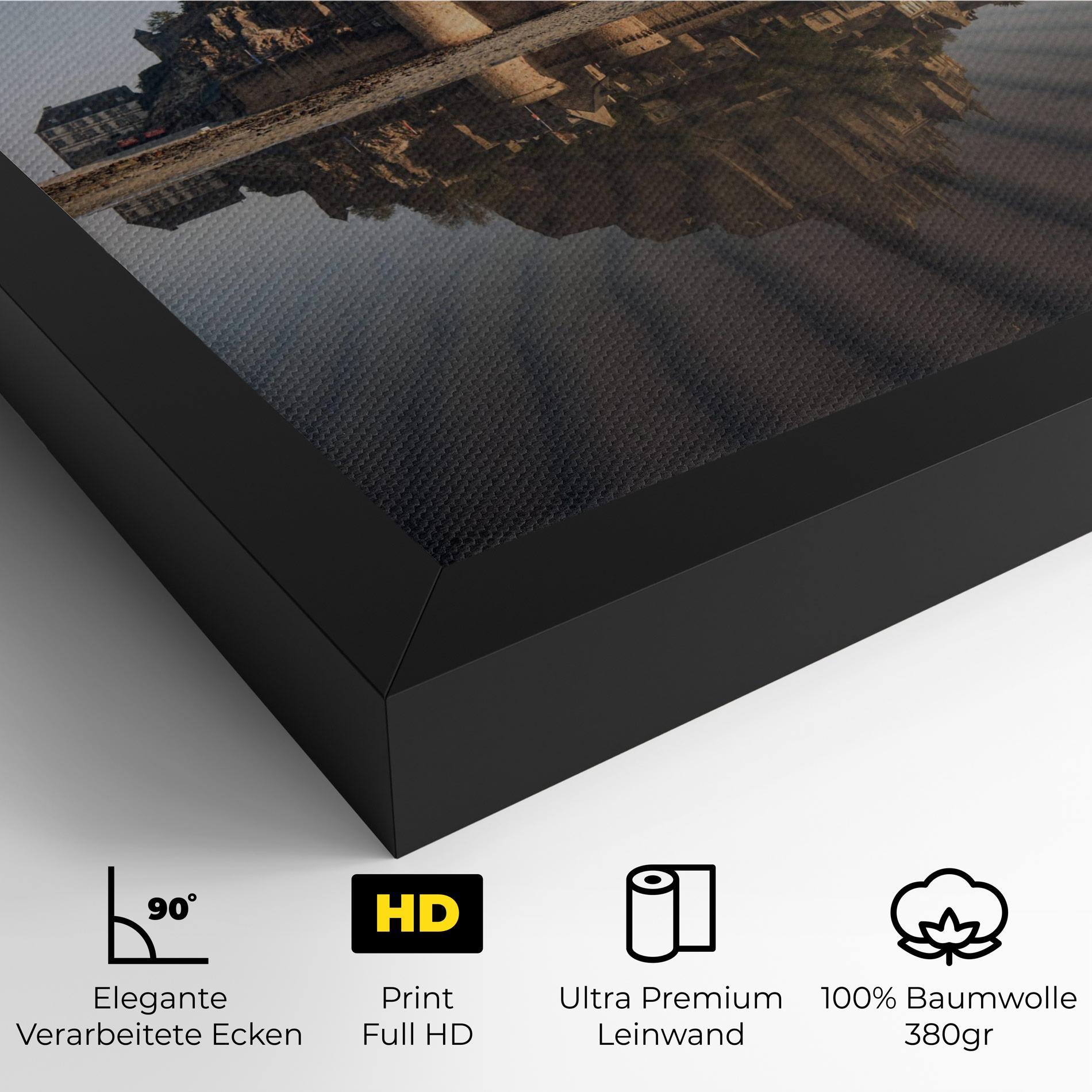 Leinwandbild Castle Reflection mockup 4