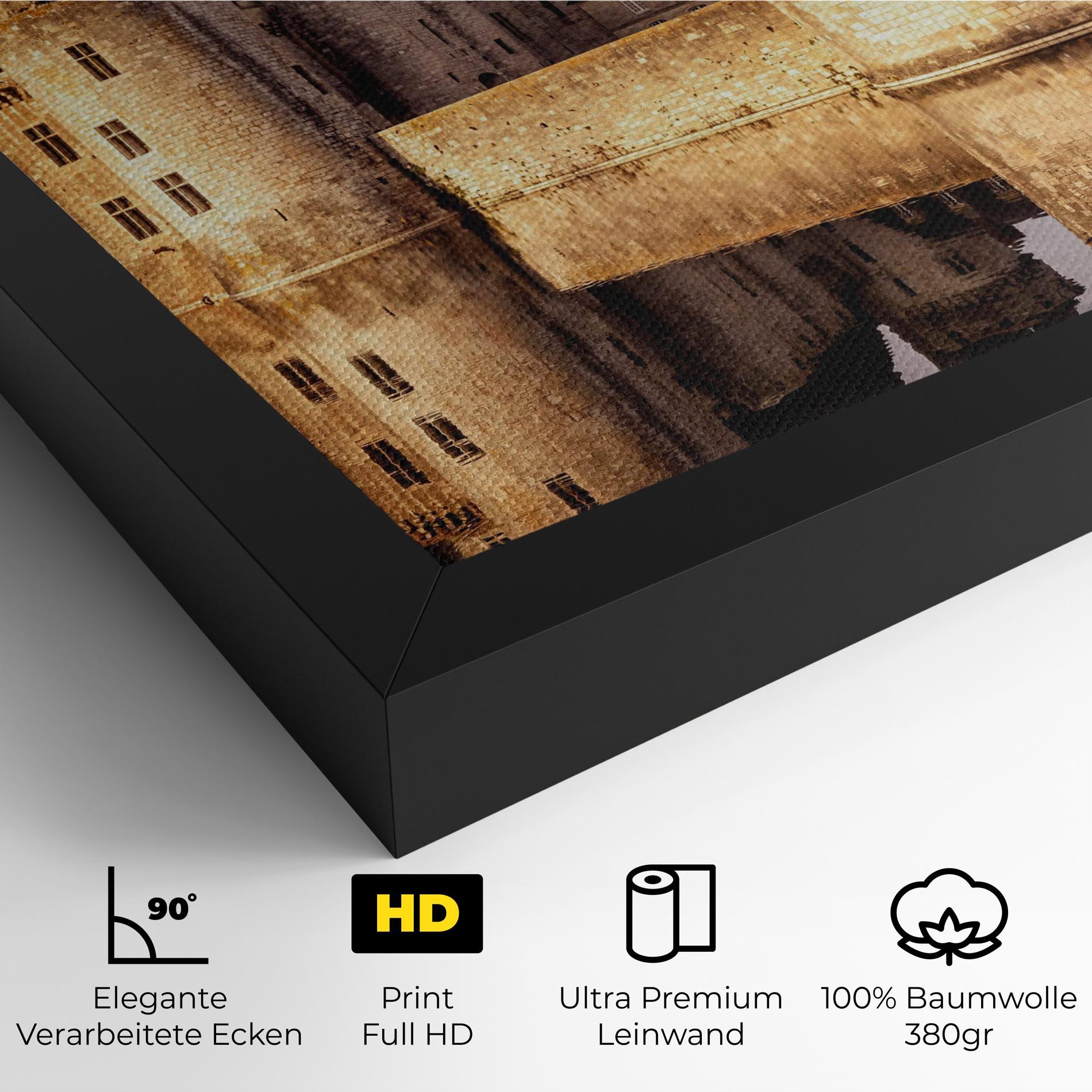 Leinwandbild Chateau Castle mockup 4