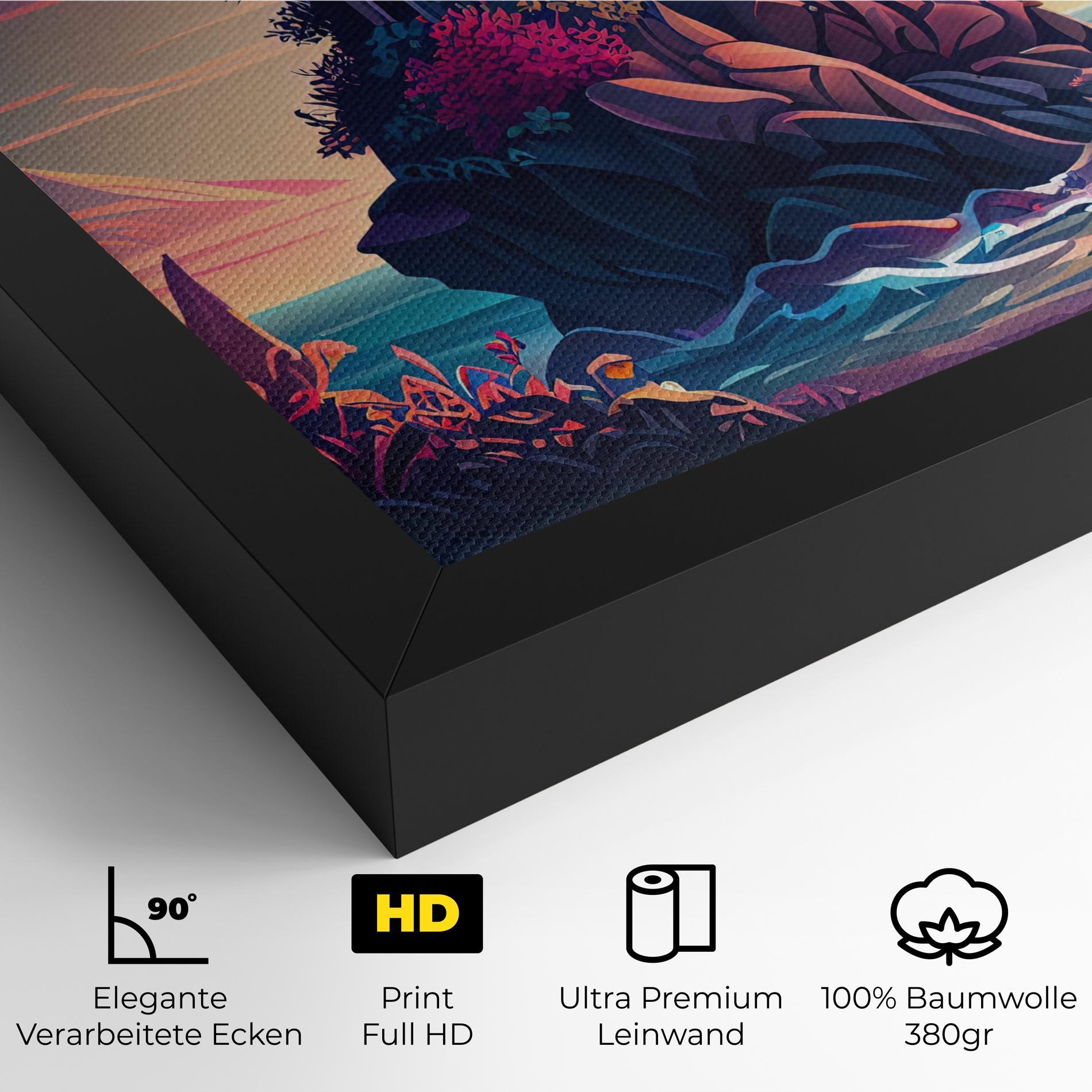 Leinwandbild Cliff Castle mockup 4