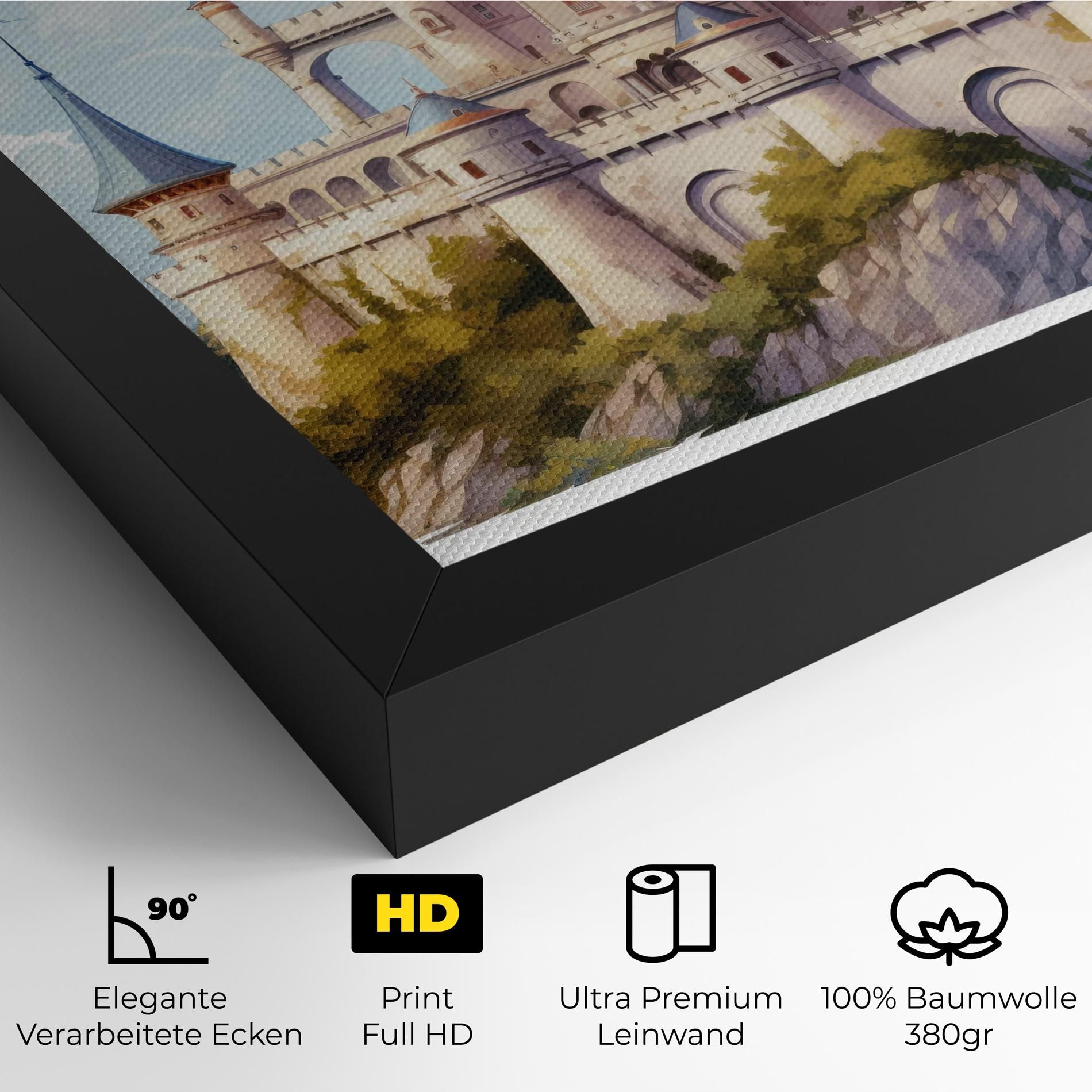 Illustration Castle mockup 4