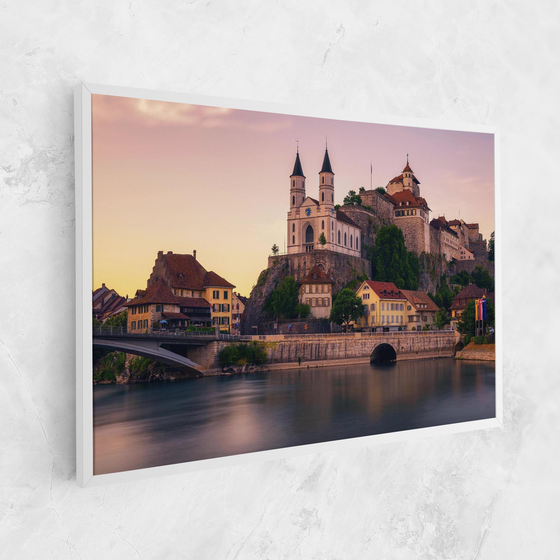 Leinwandbild Aarburg Castle mockup 1
