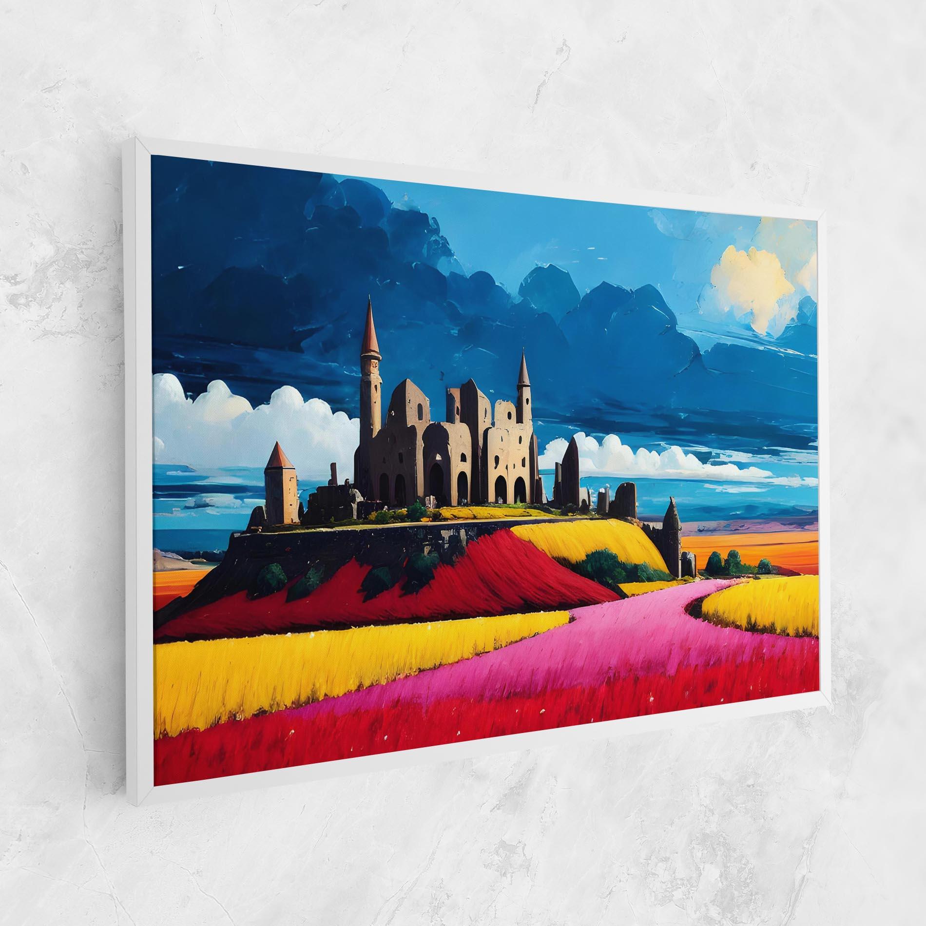 Leinwandbild Antique Building Art mockup 1