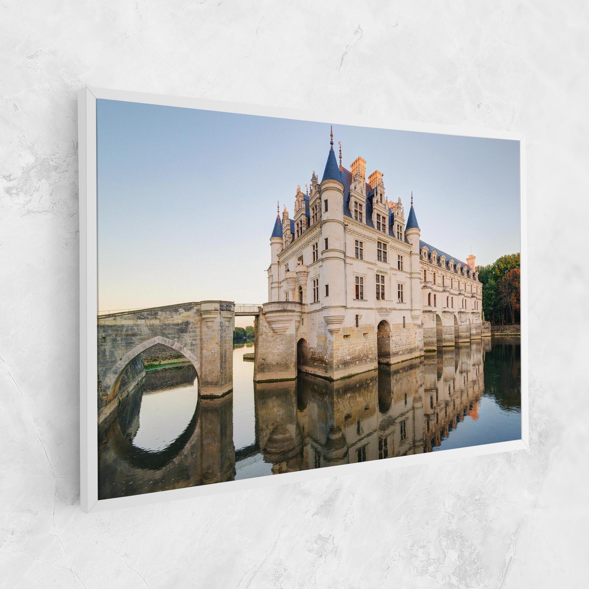 Leinwandbild Chateau France mockup 1