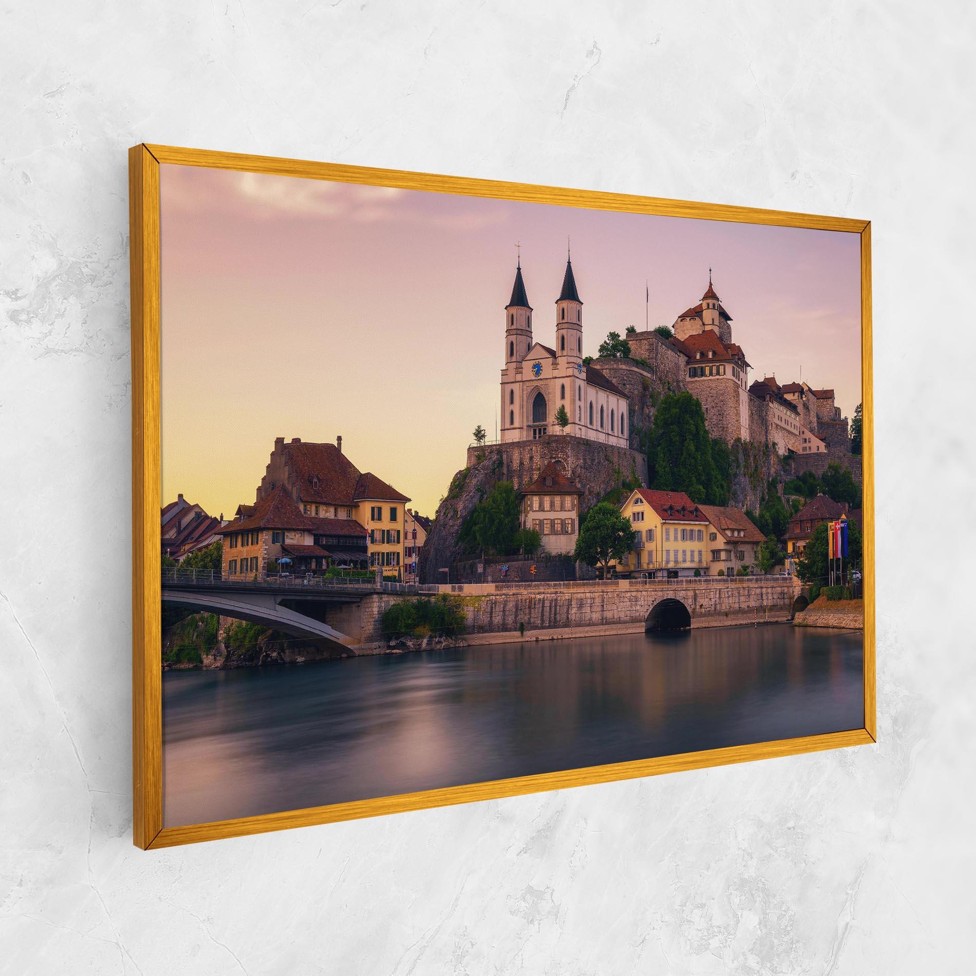 Leinwandbild Aarburg Castle mockup 1