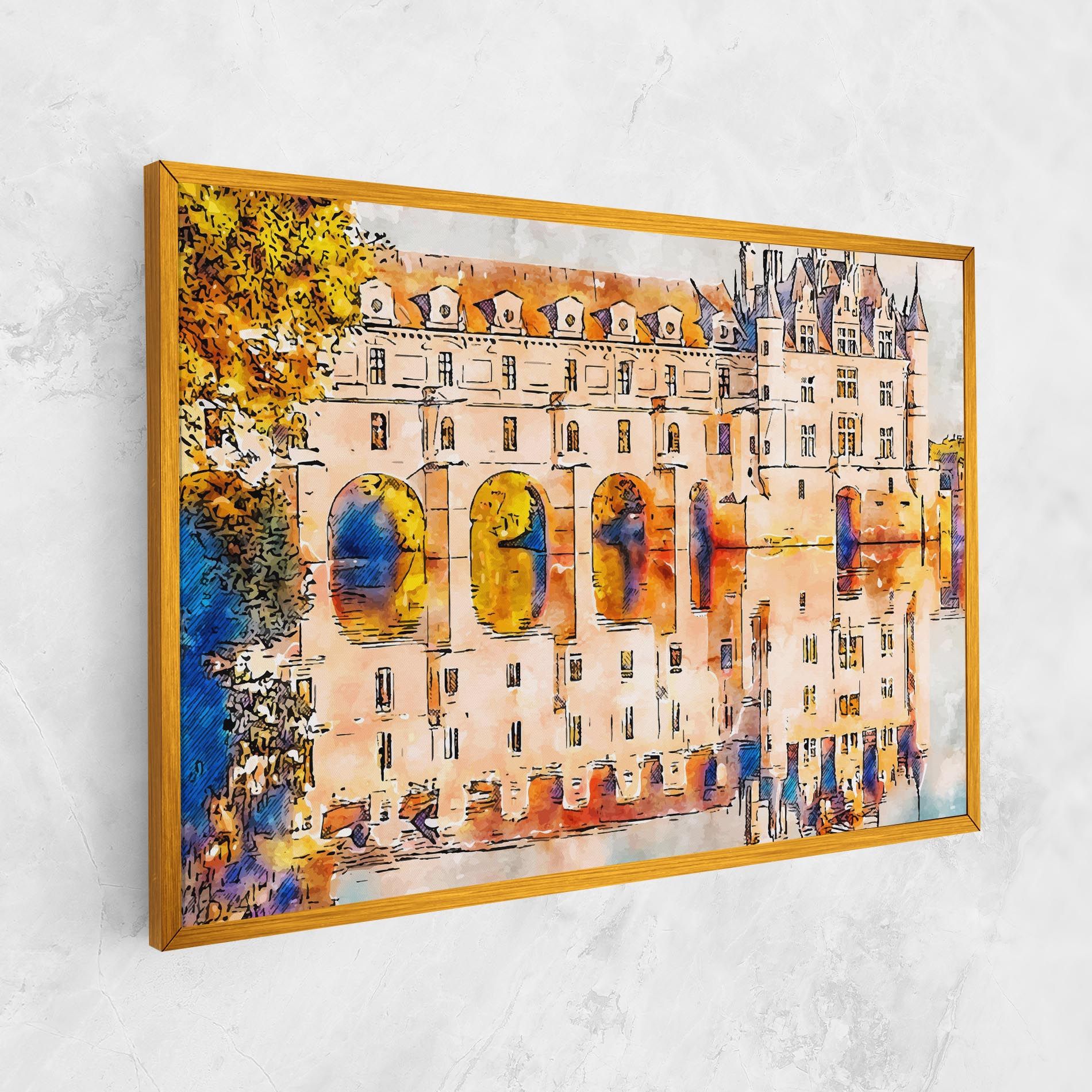 Blue Orange Castle mockup 1