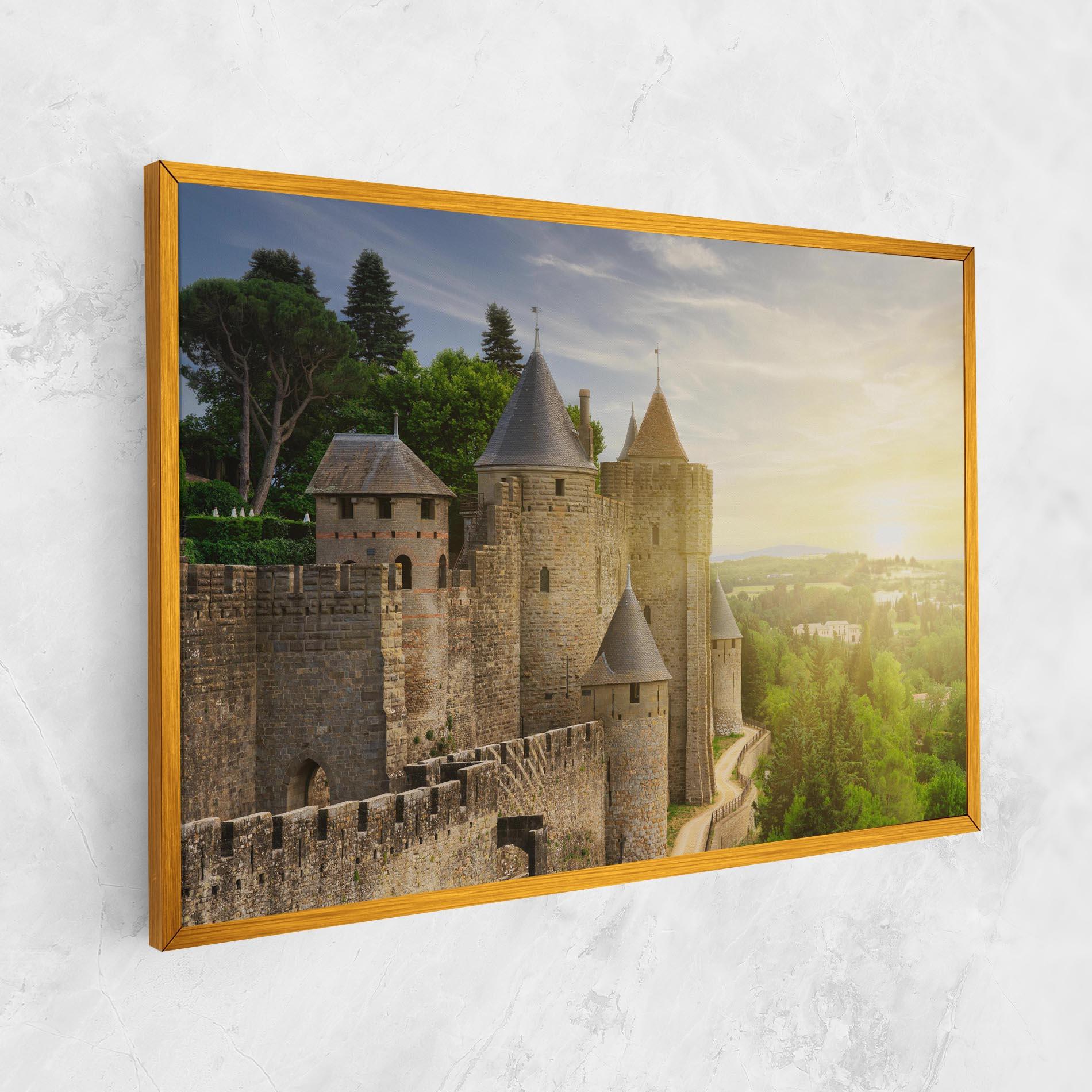 Leinwandbild Carcassonne France mockup 1