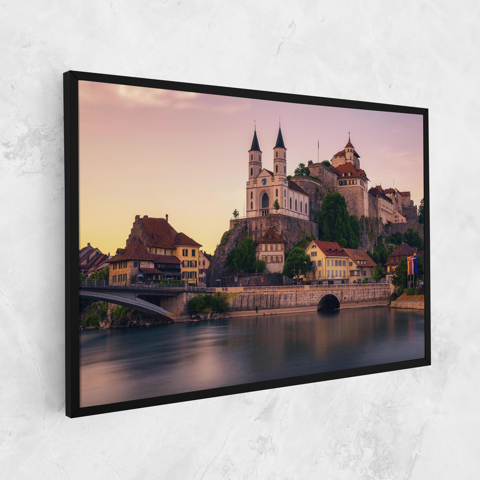 Leinwandbild Aarburg Castle mockup 1