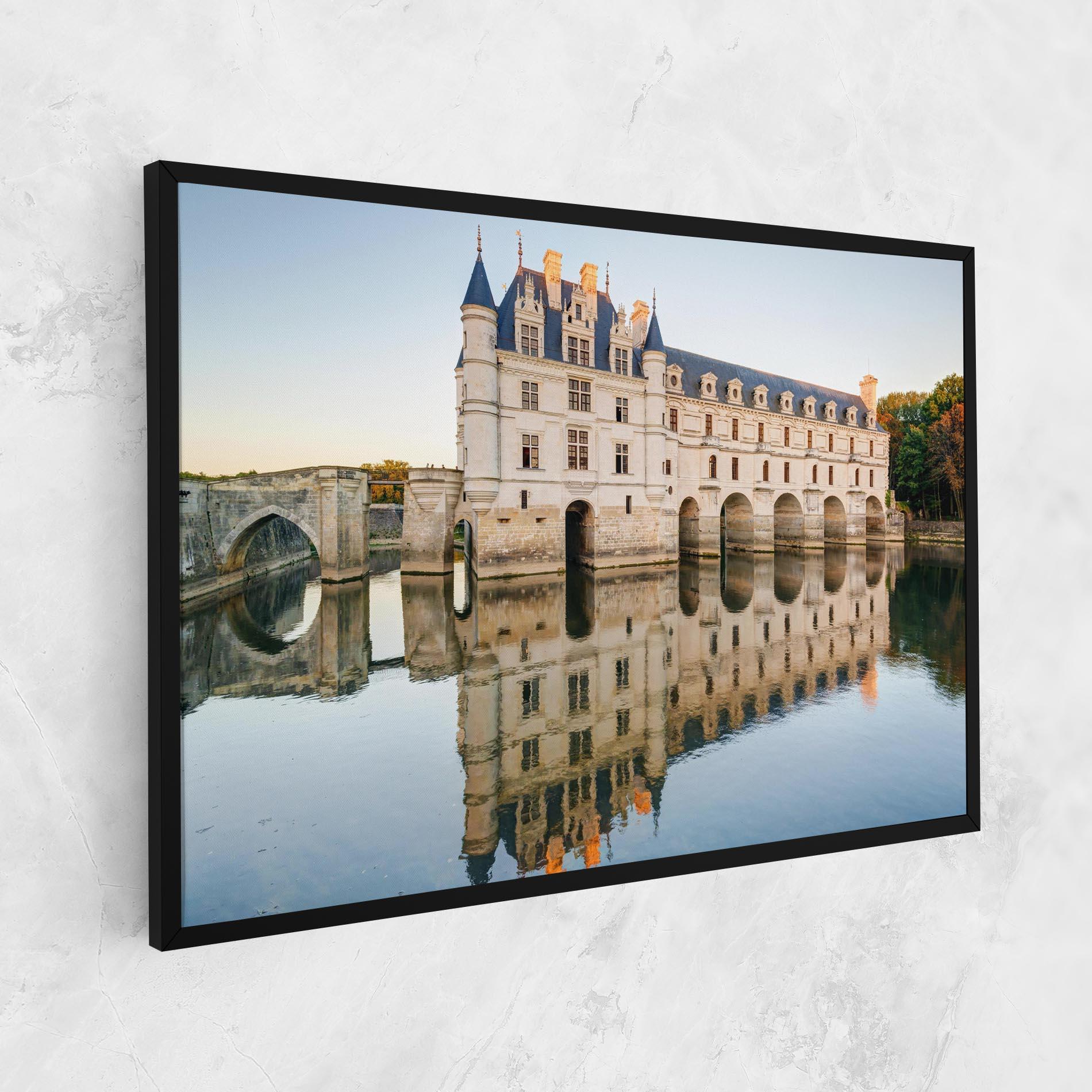 Leinwandbild Chateau Chenonceau Castle mockup 1