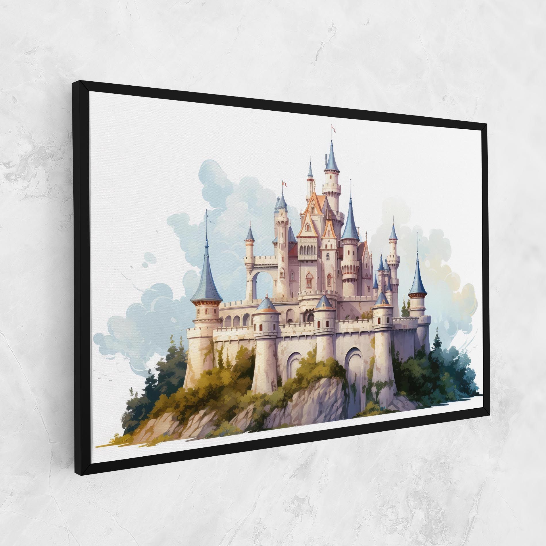 Illustration Castle mockup 1