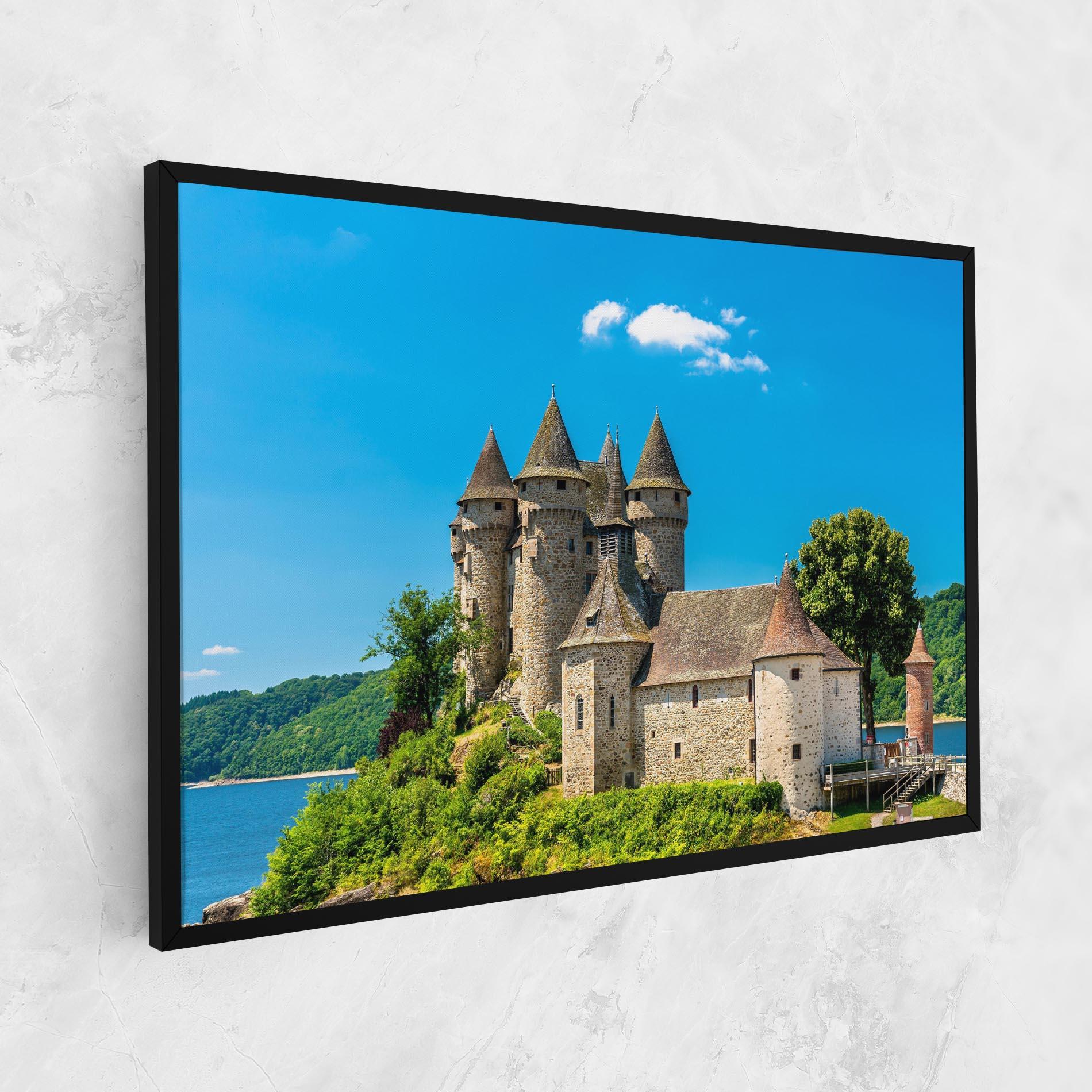 Leinwandbild Medieval Castle France mockup 1
