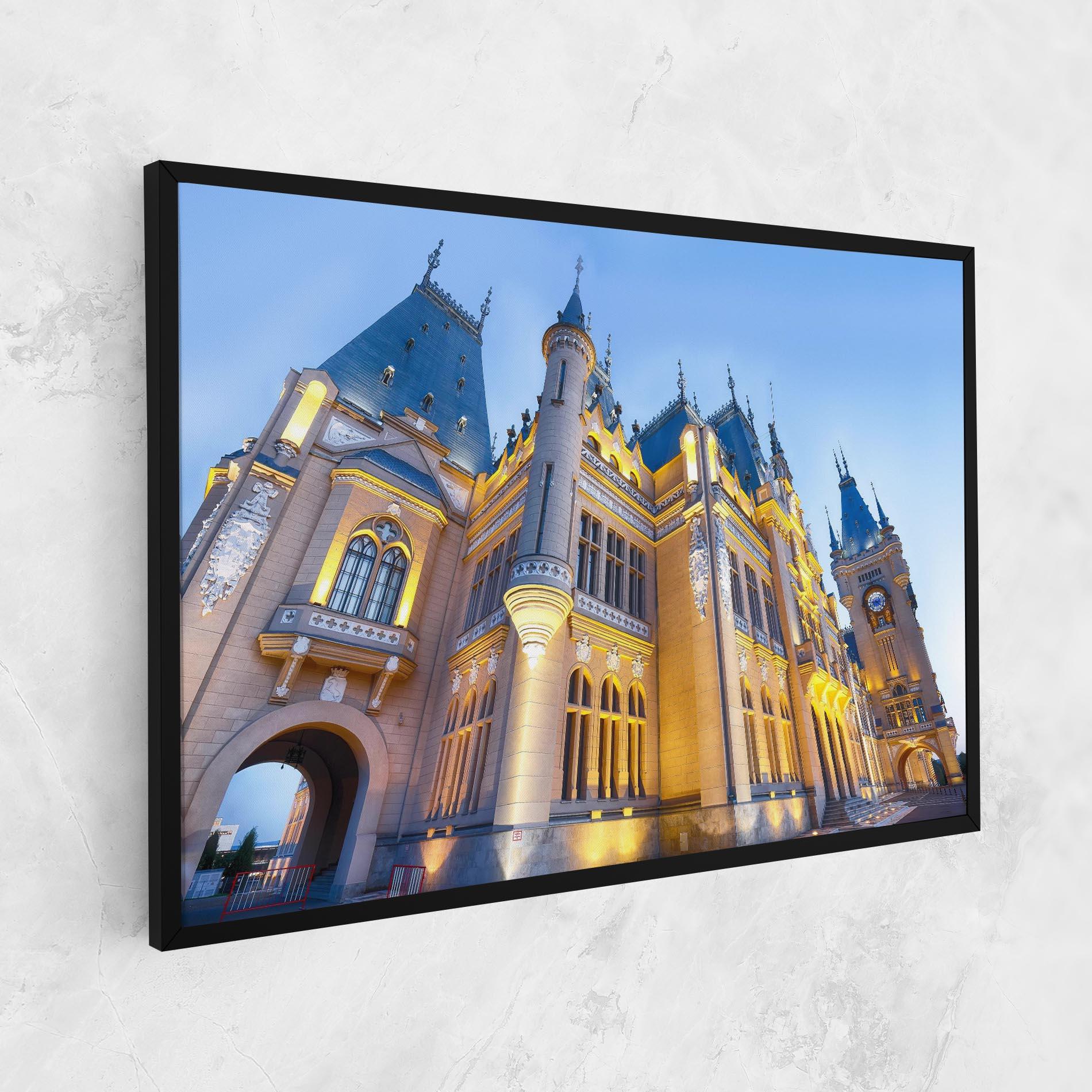 Leinwandbild Palace Culture Romania mockup 1