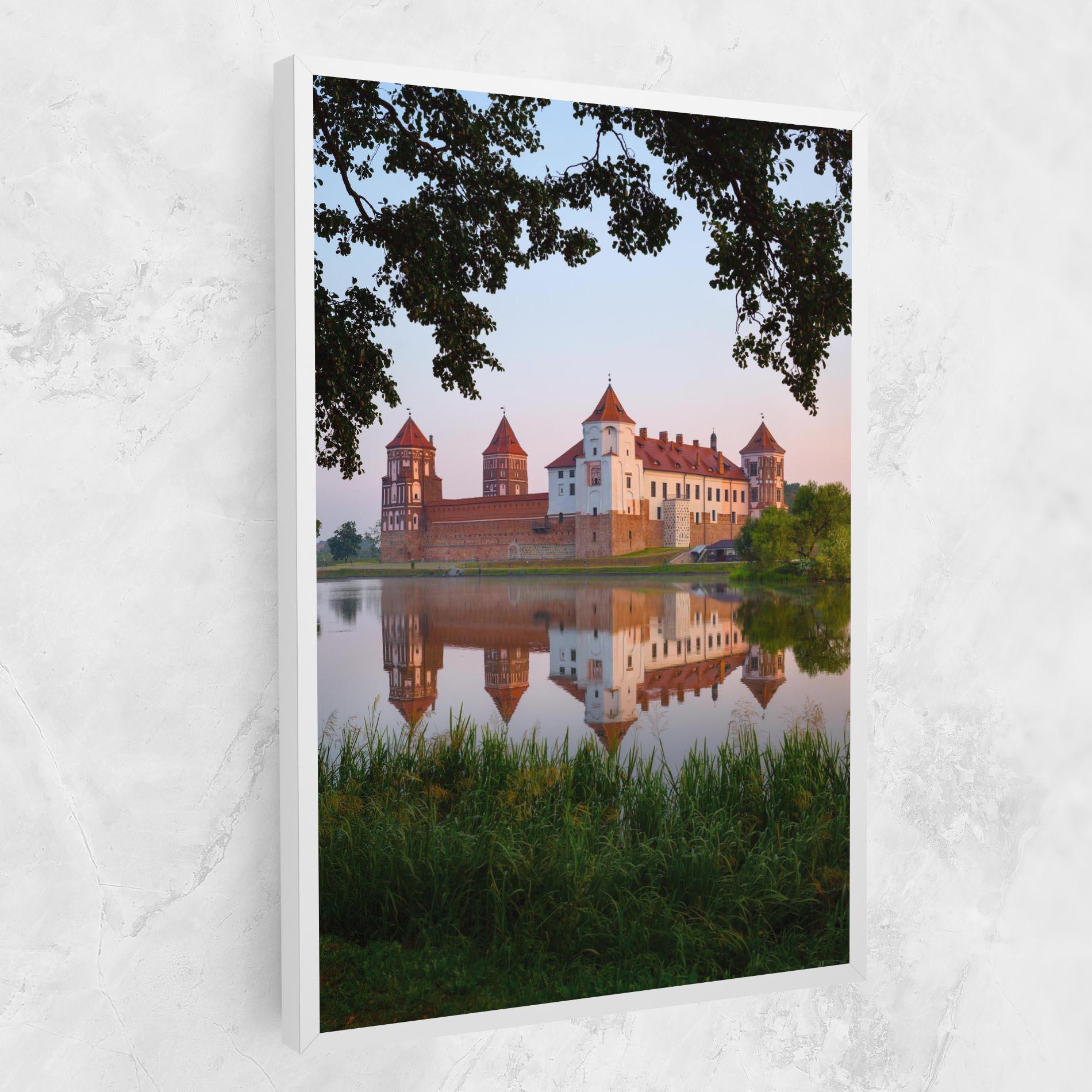 Leinwandbild Ancient Castle Morning mockup 1