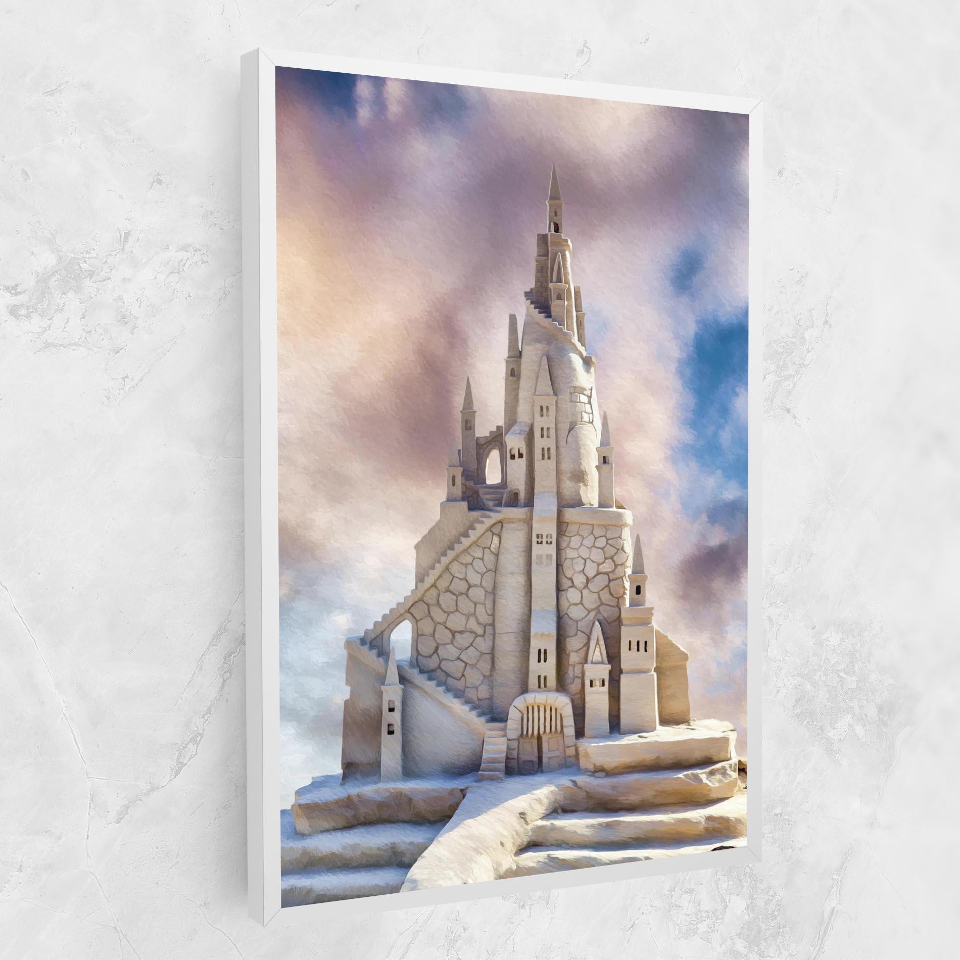 Leinwandbild Cream Castle mockup 1