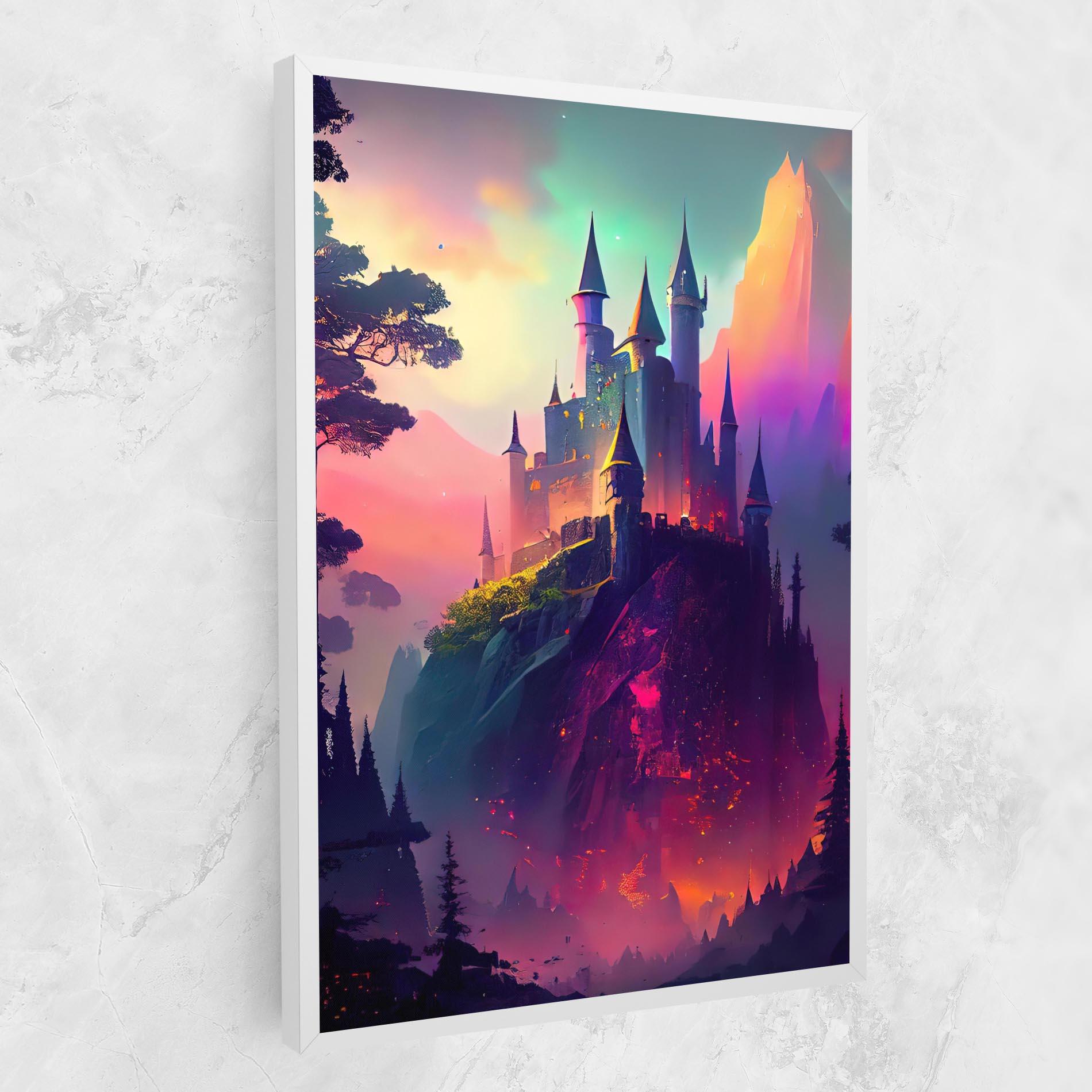 Leinwandbild Purple Orange Castle mockup 1