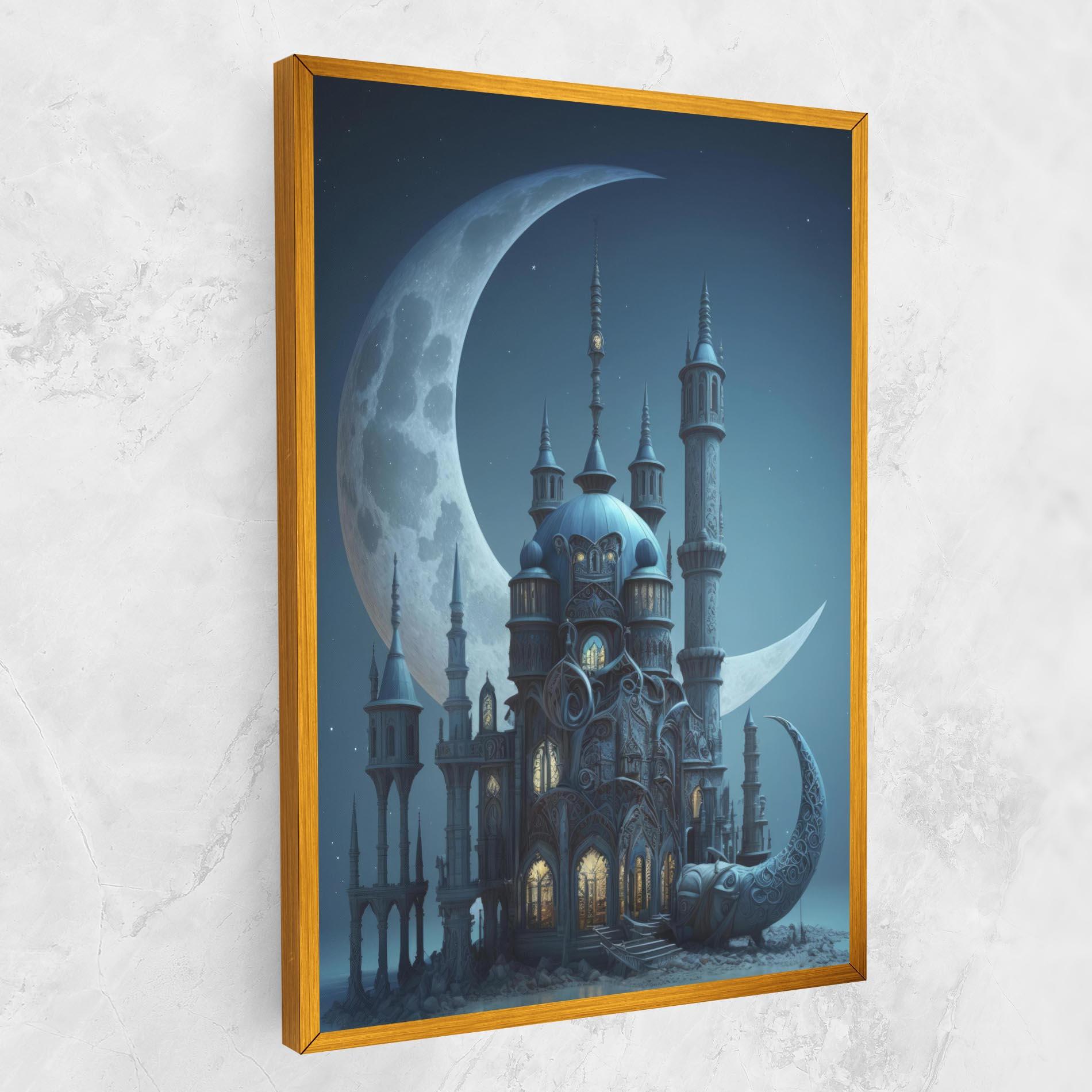 Leinwandbild Mosque Moon mockup 1